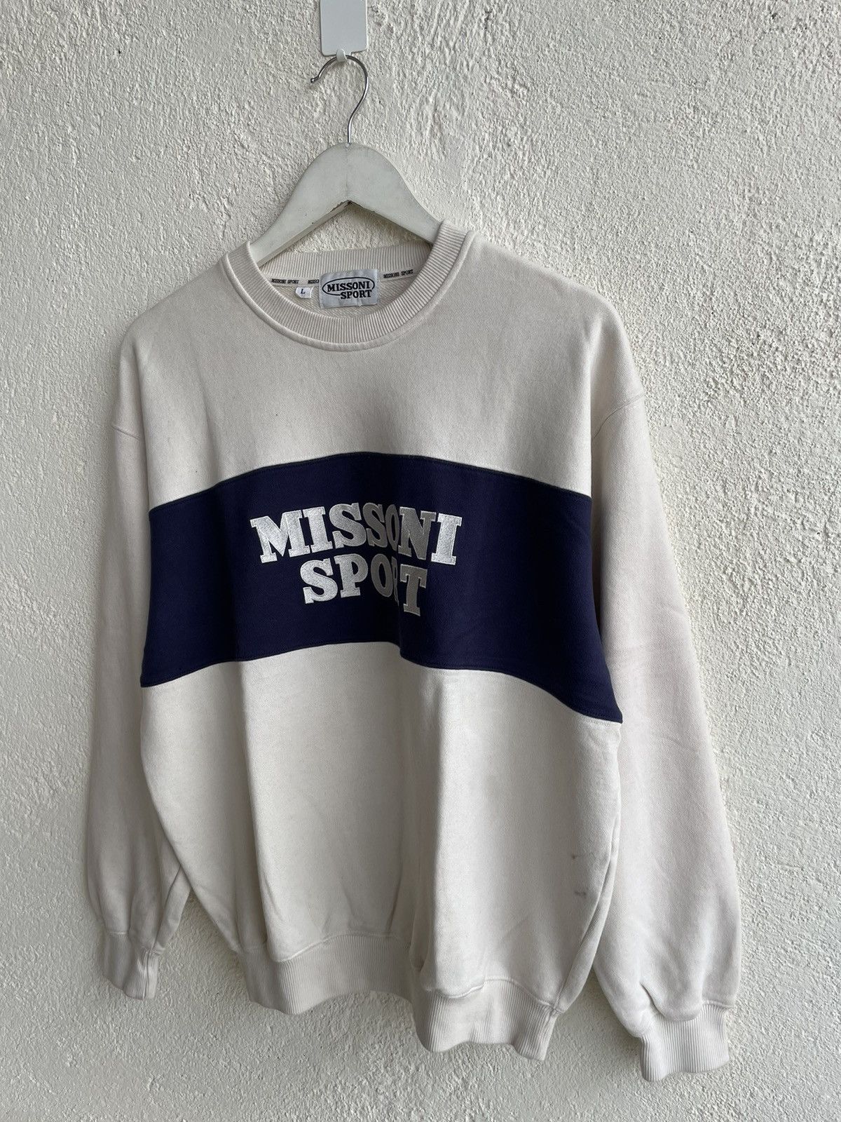 Missoni × Vintage 2000s Missoni Embroidery sweatshirt Size US L / EU 52-54 / 3 - 4 Thumbnail