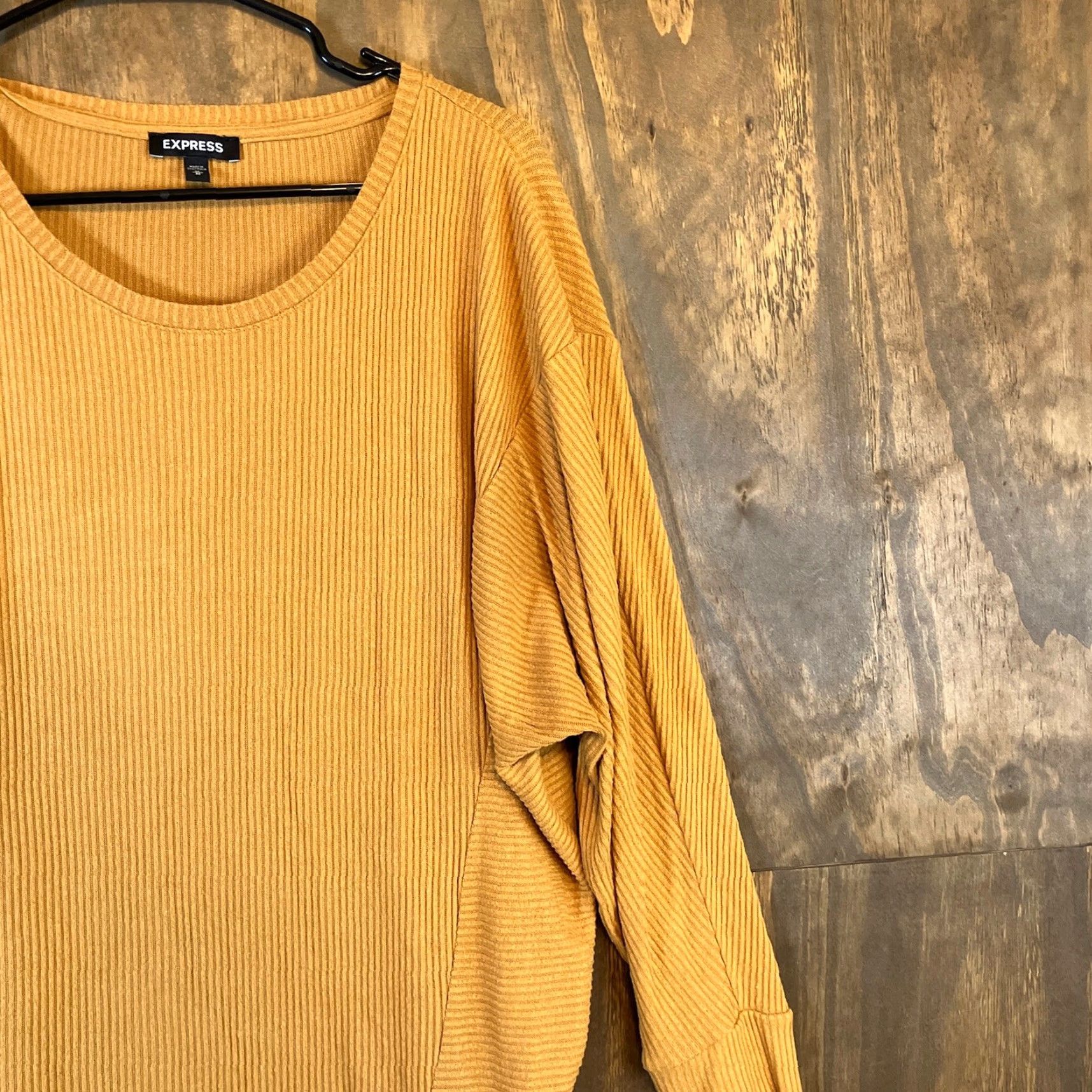 Express Express Sweater Yellow Dolman Long Sleeve Tunic Medium Womens Size M / US 6-8 / IT 42-44 - 5 Thumbnail