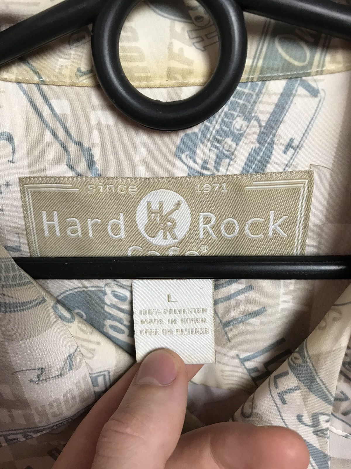 Band Tees × Hard Rock Cafe × Vintage Vintage Hard Rock Cafe Amsterdam shirt Size US L / EU 52-54 / 3 - 4 Thumbnail