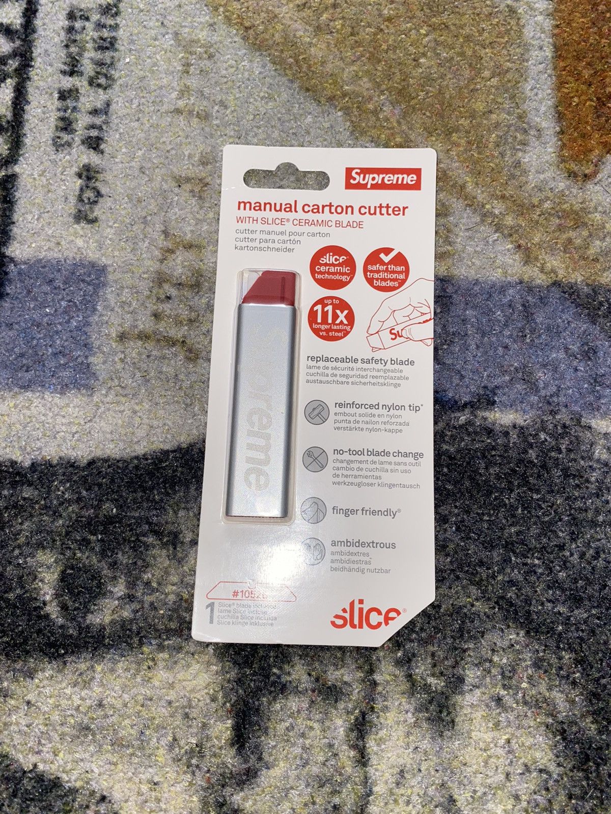 Supreme Supreme Slice Manual Carton Cutter Silver Size ONE SIZE - 1 Thumbnail