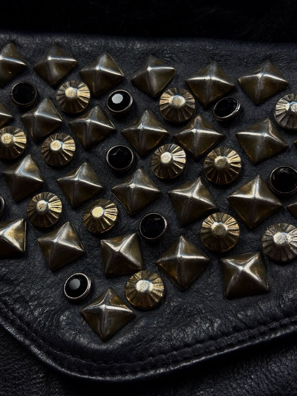ASH Very Rare ASH Archive Eyelets Pyramids Leather Bag Size ONE SIZE - 3 Thumbnail
