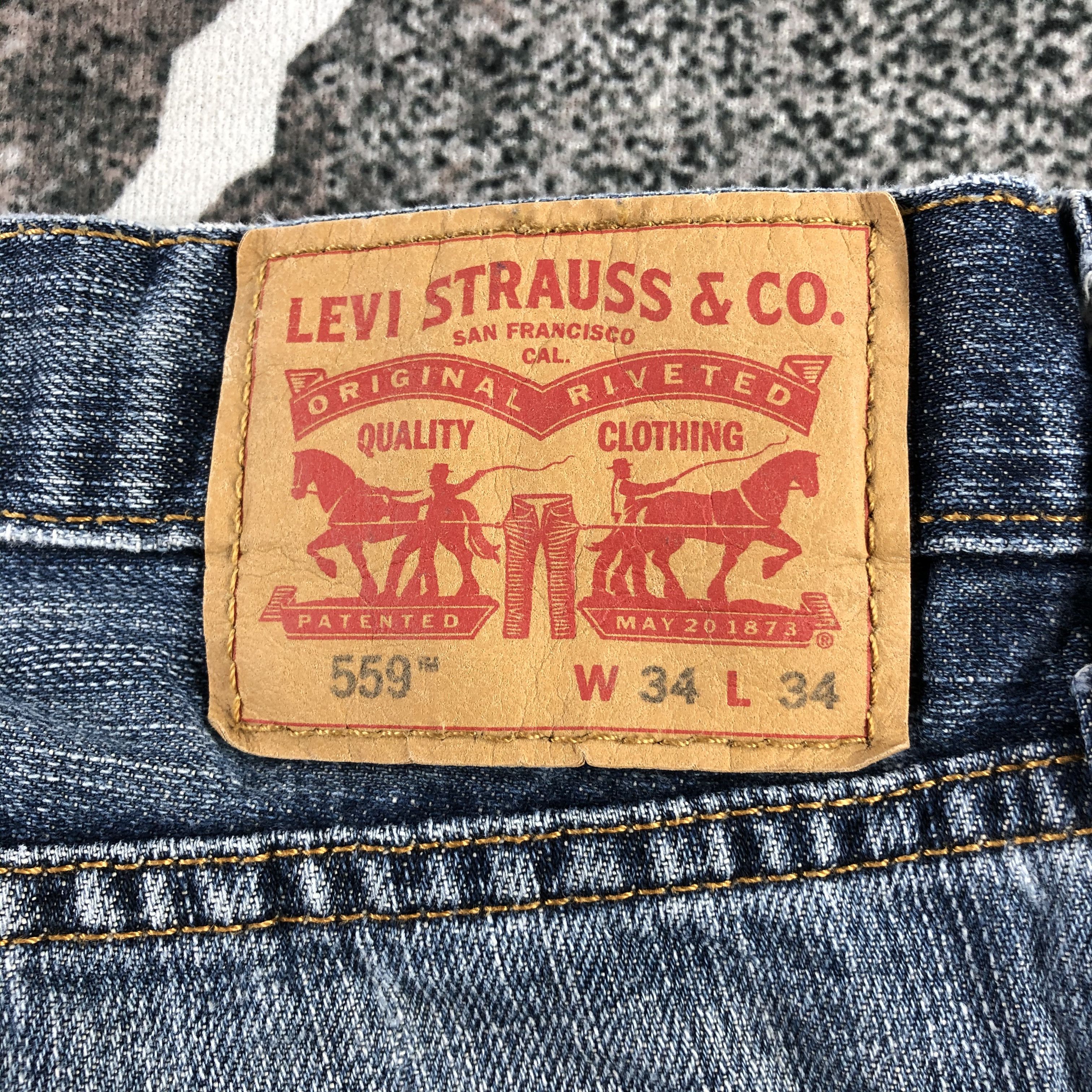 Levi's Levi's 559 Jeans Distressed Denim KJ1383 Size US 34 / EU 50 - 5 Thumbnail