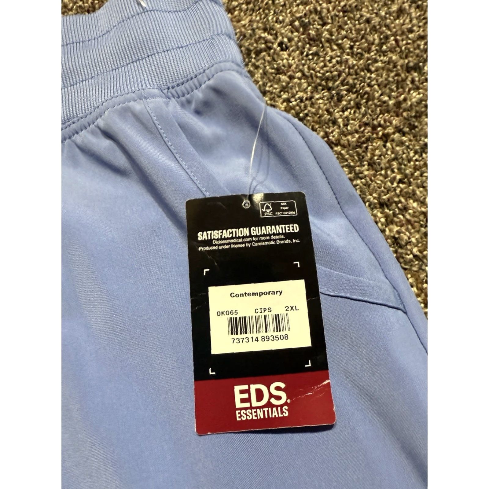 Dickies Dickies Womens Solid Blue Cargo Medical Scrub Pants 2XL Lot Of 2 NEW Womens Mens? No. Size 40" / US 18 - 5 Thumbnail