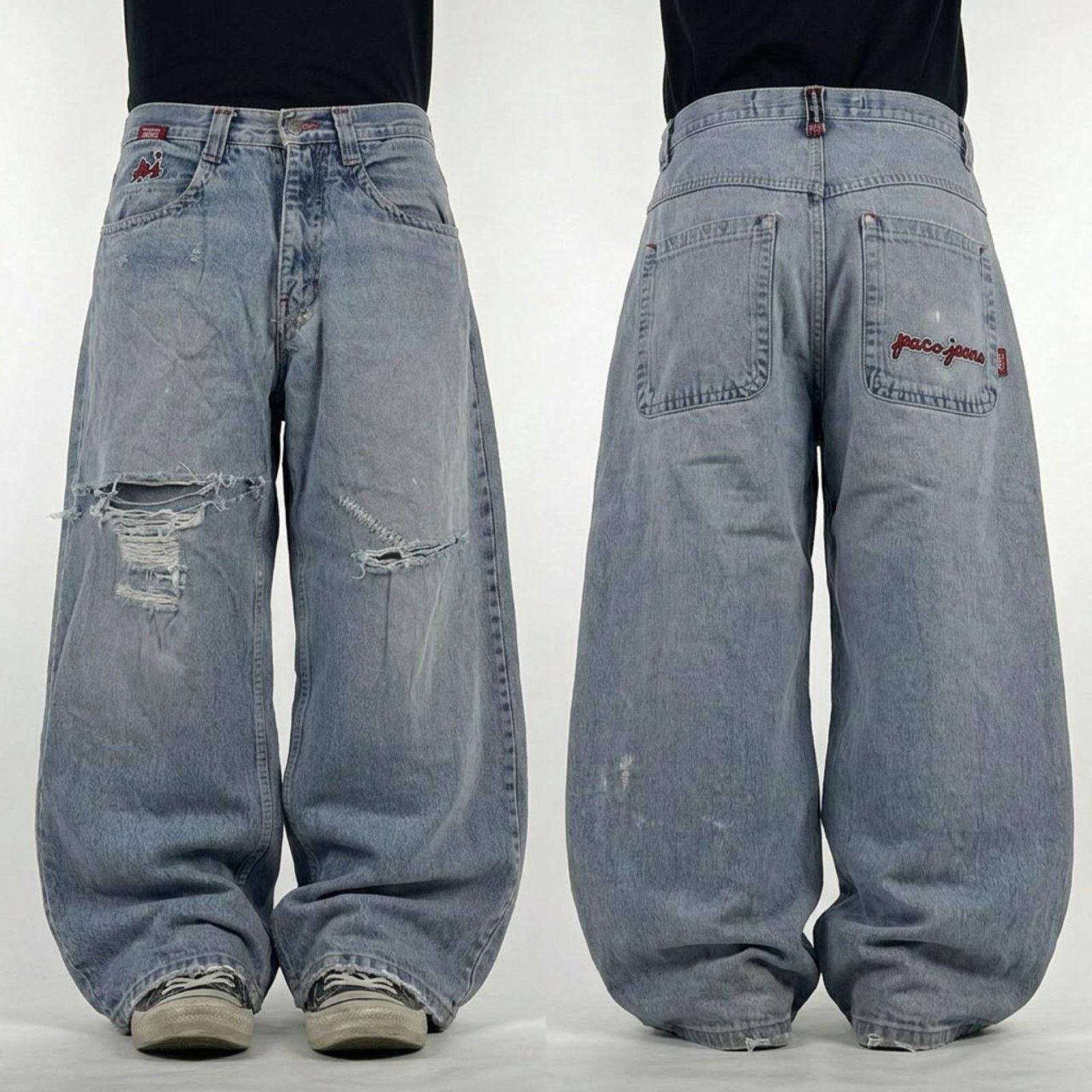Evisu × Vintage Evisu Diacock Jeans Pink Y2K Baggy Denim RARE