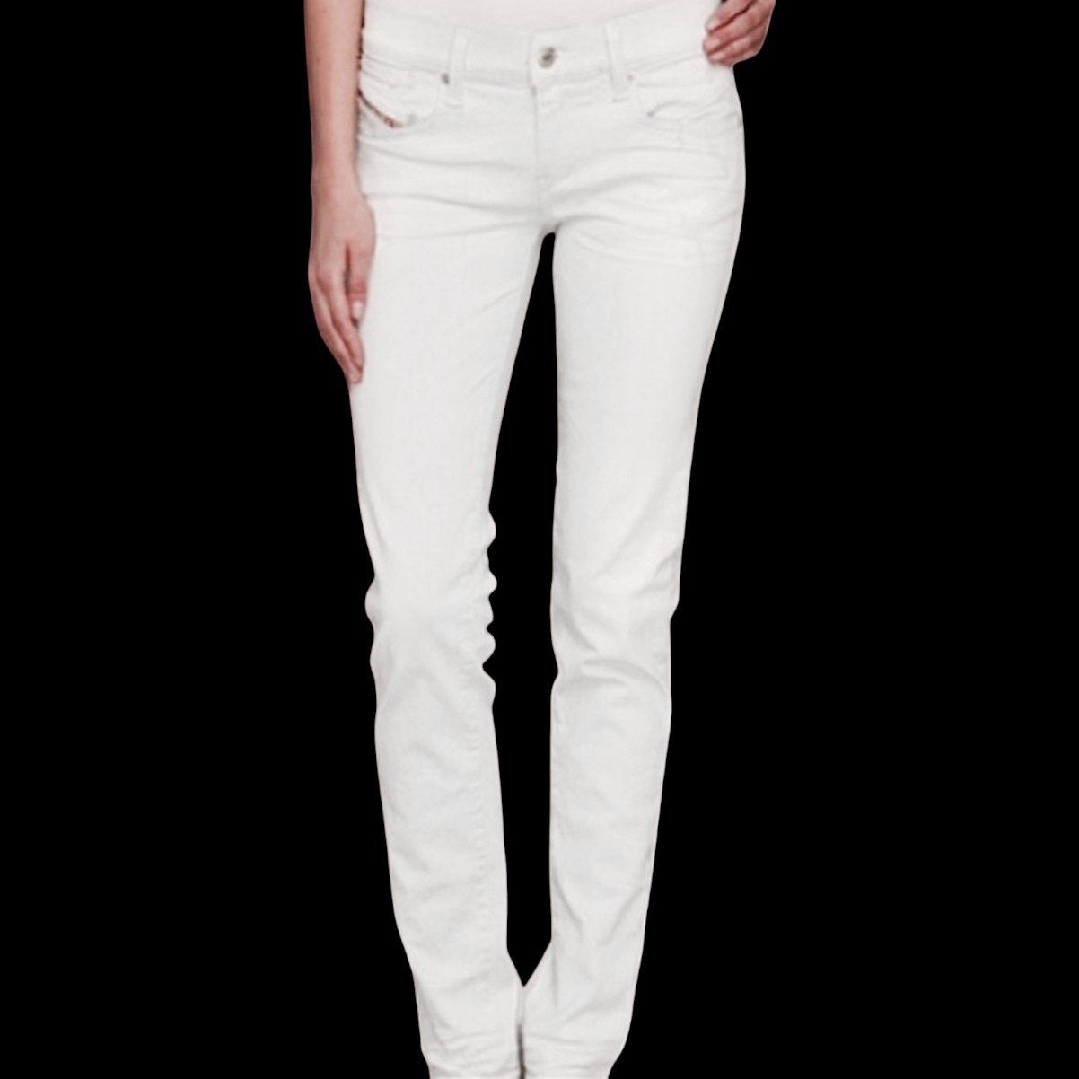 Diesel Diesel White Jeans | Size W27 L30 | Small Size 27" / US 4 / IT 40 - 6 Thumbnail