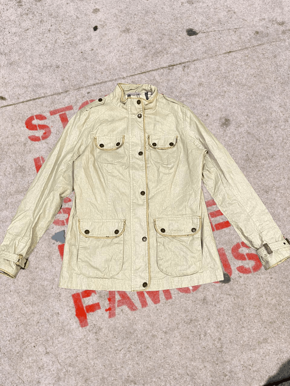 Barbour Womens Barbour Tartan Long Jacket streetwear Size M / US 6-8 / IT 42-44 - 1 Thumbnail