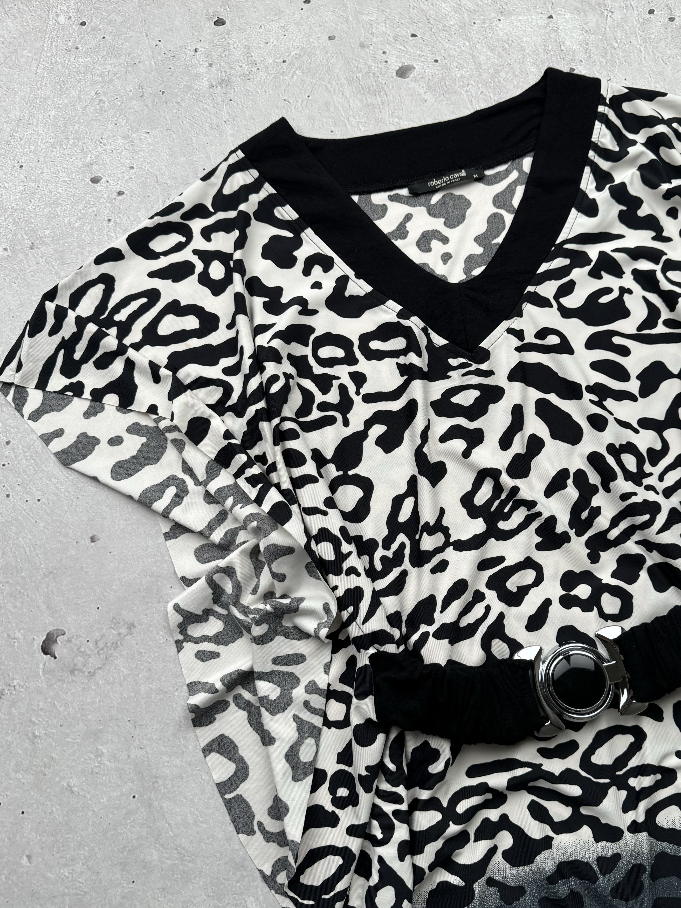 Vintage Roberto Cavalli Vintage Printed Mini Dress Size M / US 6-8 / IT 42-44 - 2 Thumbnail