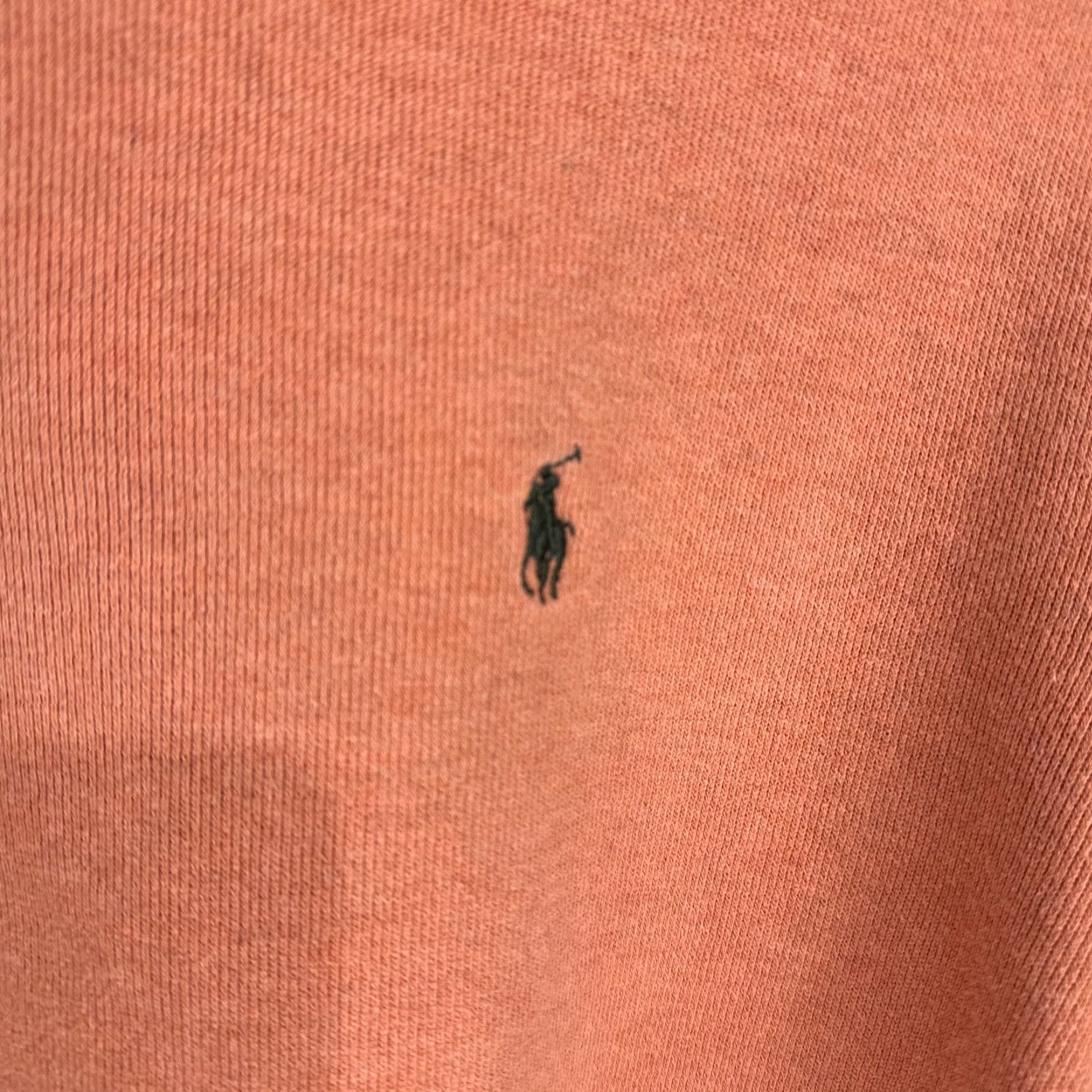 Polo Ralph Lauren Polo Ralph Lauren Sweater Men's 2XL Orange 1/4 Zip Knit Pony Logo Cotton Mock Neck Pullover Size US XXL / EU 58 / 5 - 7 Thumbnail