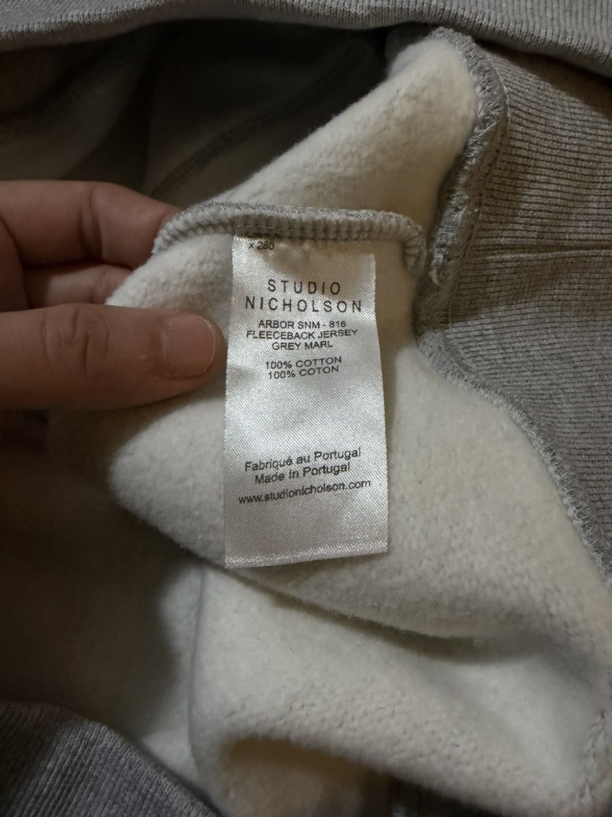 Studio Nicholson Studio Nicholson “Arbor” Fleeceback Hoodie Size US S / EU 44-46 / 1 - 5 Thumbnail