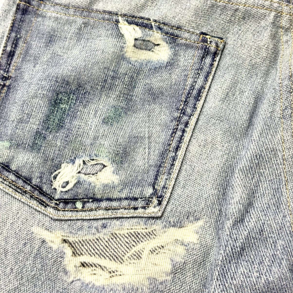 Our Legacy Our Legacy Digital Denim Print Third Cut Jeans Size US 30 / EU 46 - 10 Thumbnail