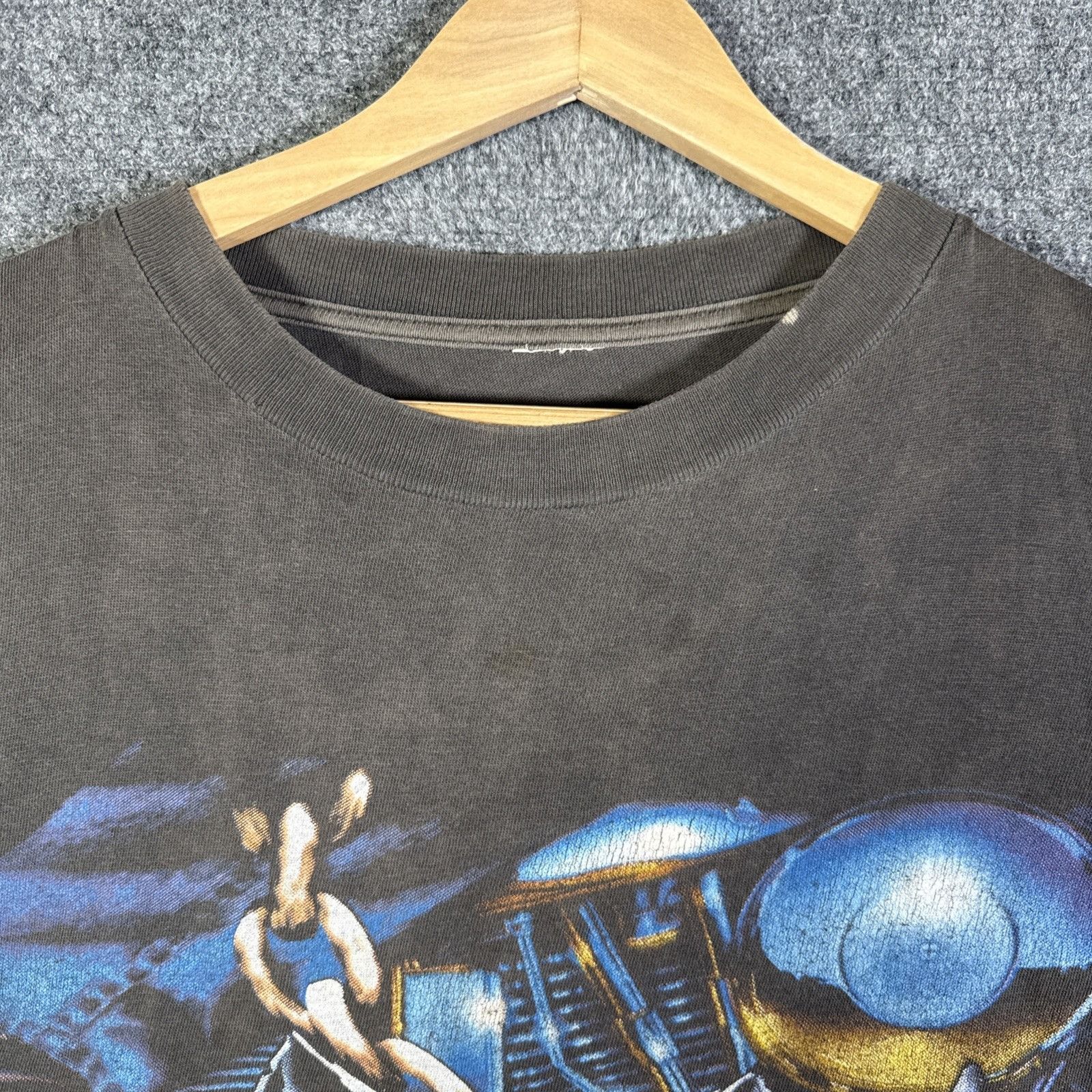 Harley Davidson Vintage American Thunder Shirt Mens XL Black 90s Pit Bull Size US XL / EU 56 / 4 - 3 Thumbnail