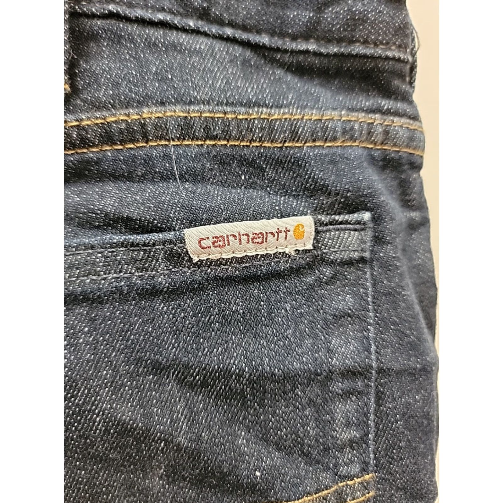 Carhartt Carhartt Jeans 14 Short Original Fit Straight Leg Denim Wash Women Jeans Size 36" / US 14 / IT 50 - 4 Thumbnail