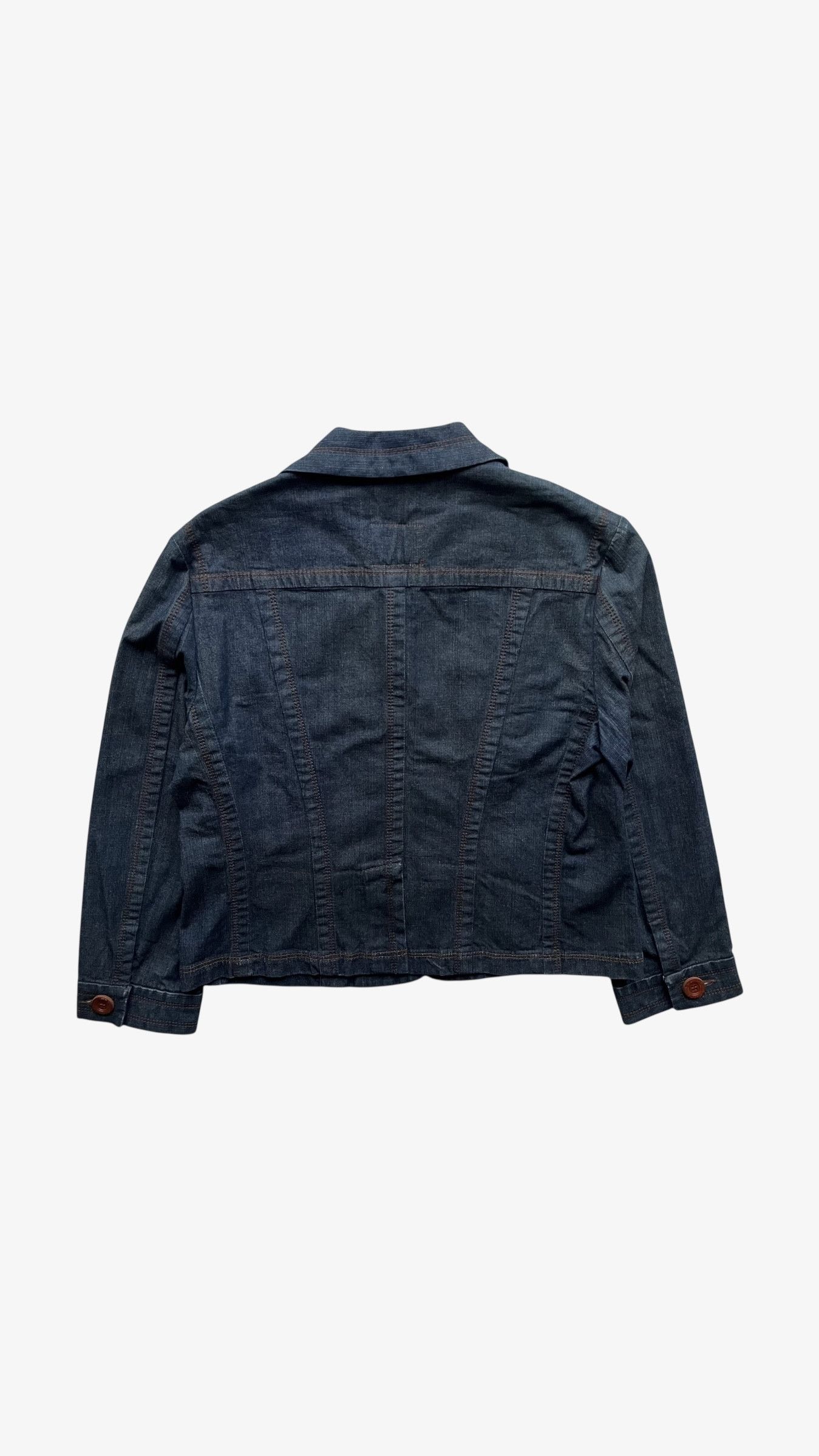 Celine Vintage Y2K Women's Celine Blue Denim Jacket Size S / US 4 / IT 40 - 3 Thumbnail