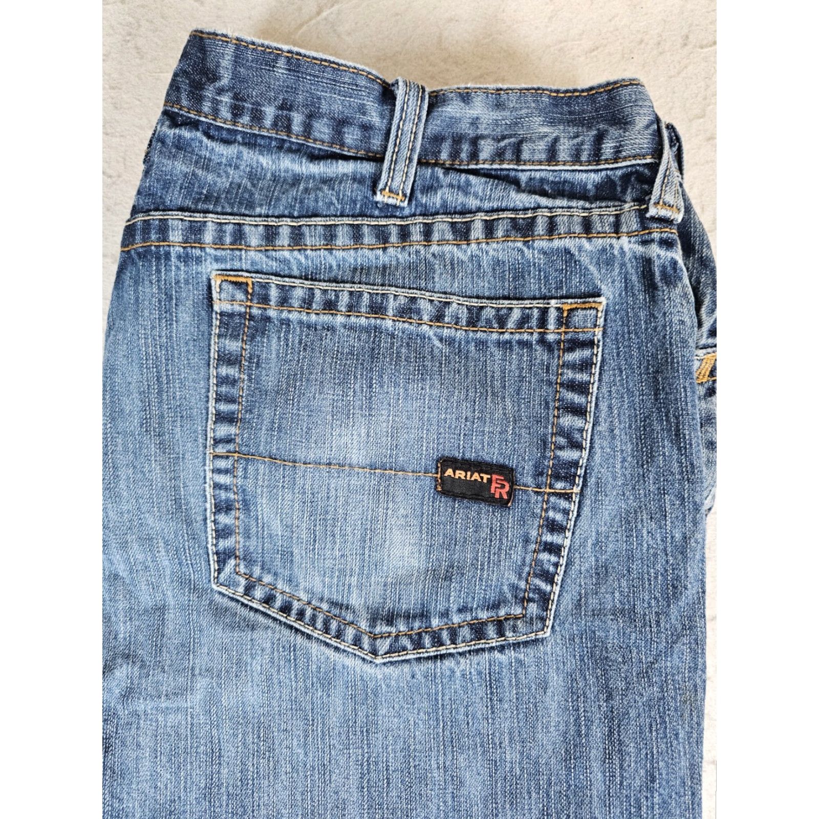 Ariat Ariat FR Fire Resistant M3 Loose Straight Blue Jeans Mens Sz 42x32 CAT2 Workwear Size US 44 / EU 60 - 2 Thumbnail