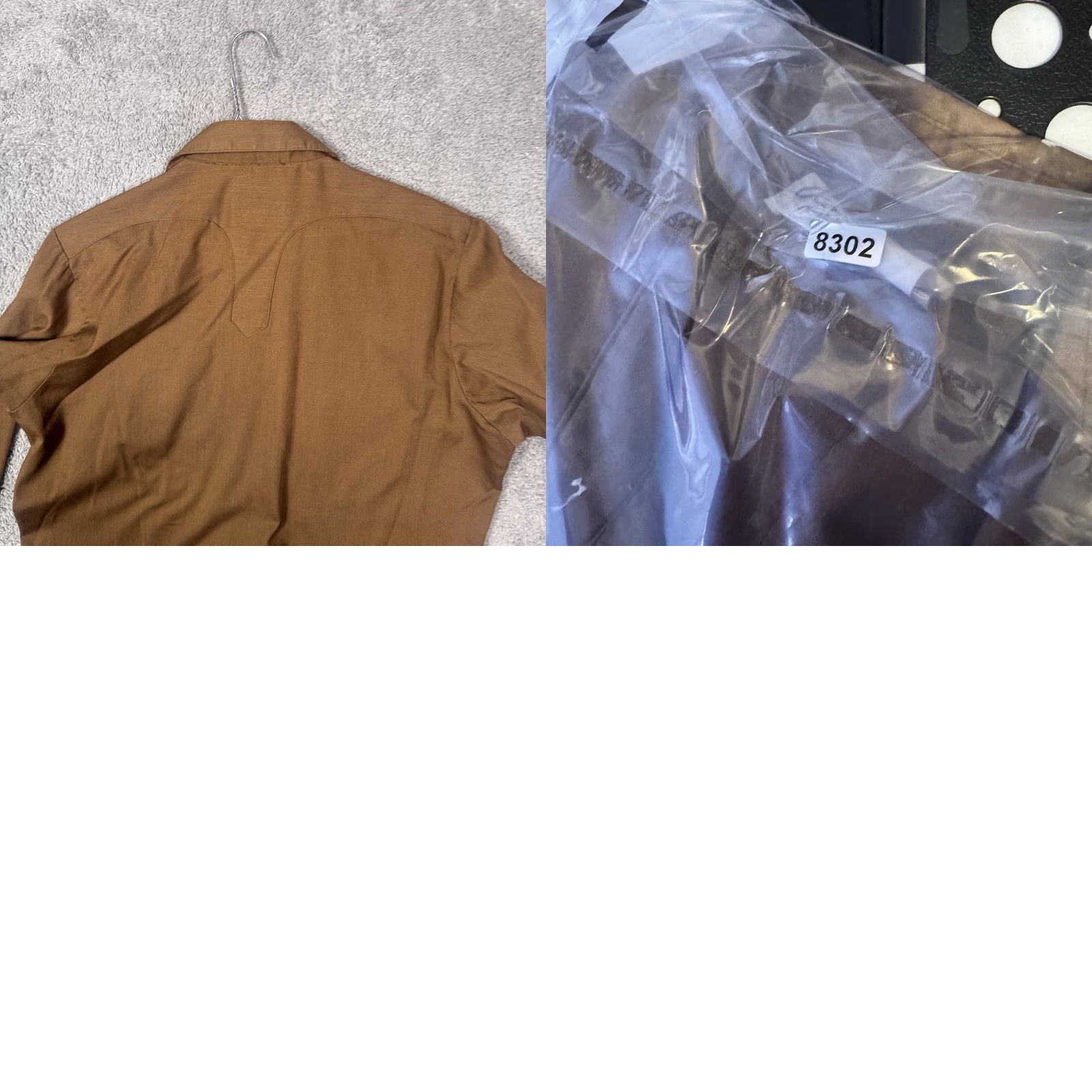 Rockmount Ranch Wear Rockmount Rach Wear Tru-West Shirt Mens M 16 Custom Fit USA Made Pearl Snap Brown Cotton Button-Up Western 80s 90s Casual Mens Size US M / EU 48-50 / 2 - 9 Thumbnail