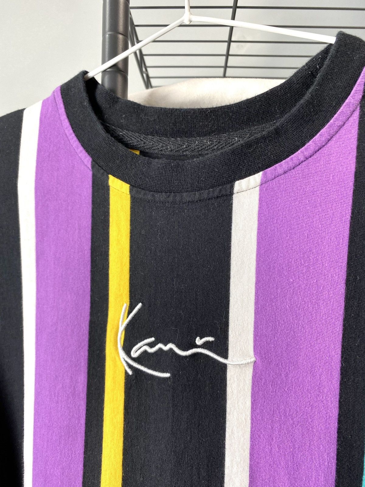 Karl Kani Vintage Karl Kani Longsleeve Striped ASAP Rocky Style Size US M / EU 48-50 / 2 - 3 Thumbnail
