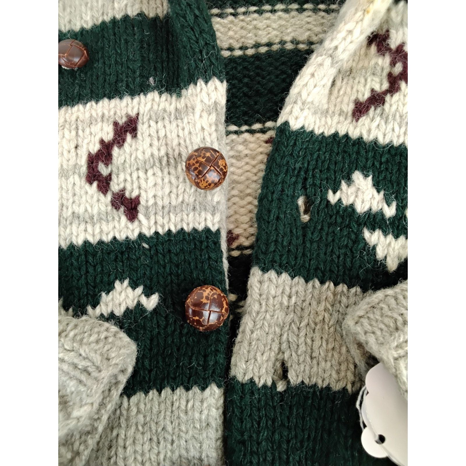 Polo Ralph Lauren Ralph Lauren Cardigan Women's M Gray 1990's Wool Blue Label Size M / US 6-8 / IT 42-44 - 10 Thumbnail