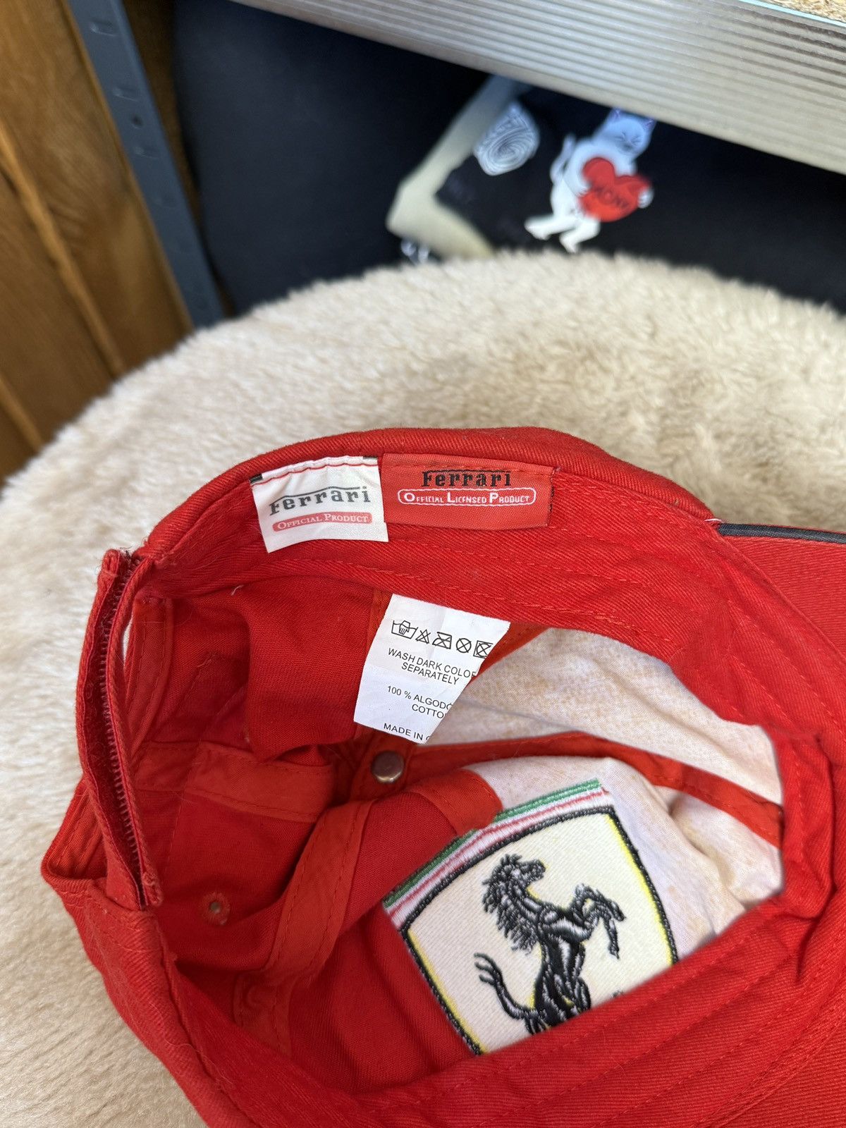 Ferrari Ferrari Scuderia Formula 1 racing F1 Kimi Raikkonen cap Size ONE SIZE - 8 Thumbnail