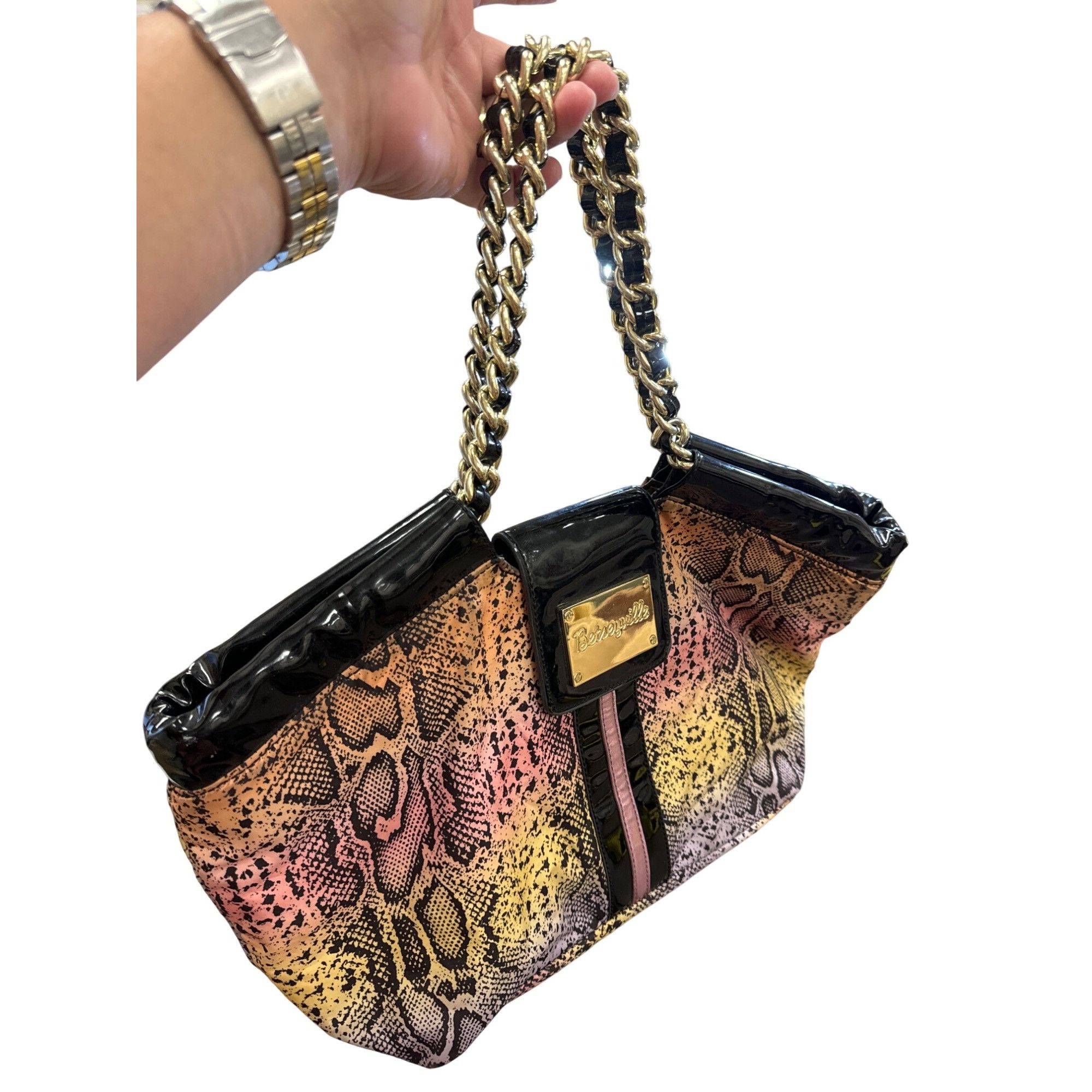 Designer Betseyville Womens Multi-Color Satchel Handbag 10x17 SKU 690 Size ONE SIZE - 13 Thumbnail