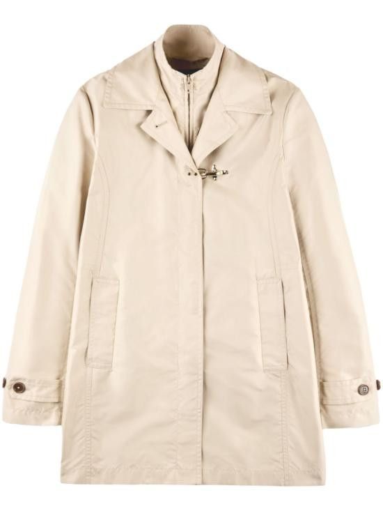 Fay FAY Women Coats NAW59503060 AXXC003 Beige Size XS / US 0-2 / IT 36-38 - 1 Thumbnail