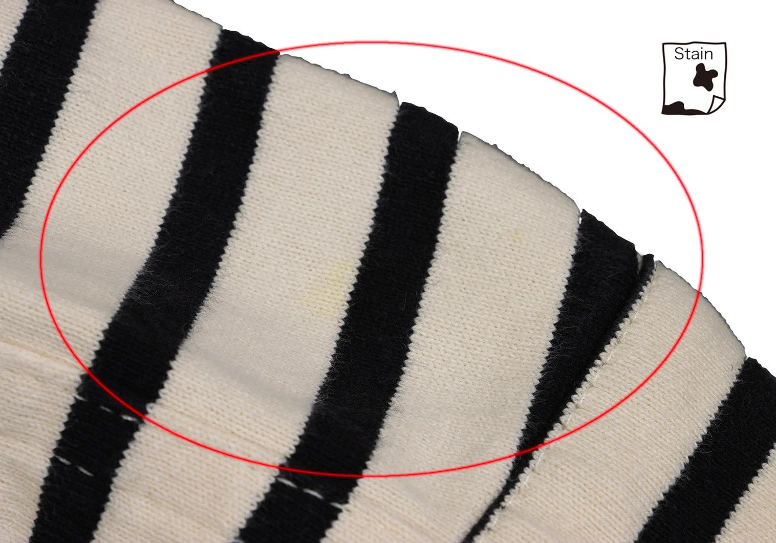 Junya Watanabe Cotton Striped Trucker Jacket in Ivory and Black, Size XS Size US XS / EU 42 / 0 - 15 Thumbnail