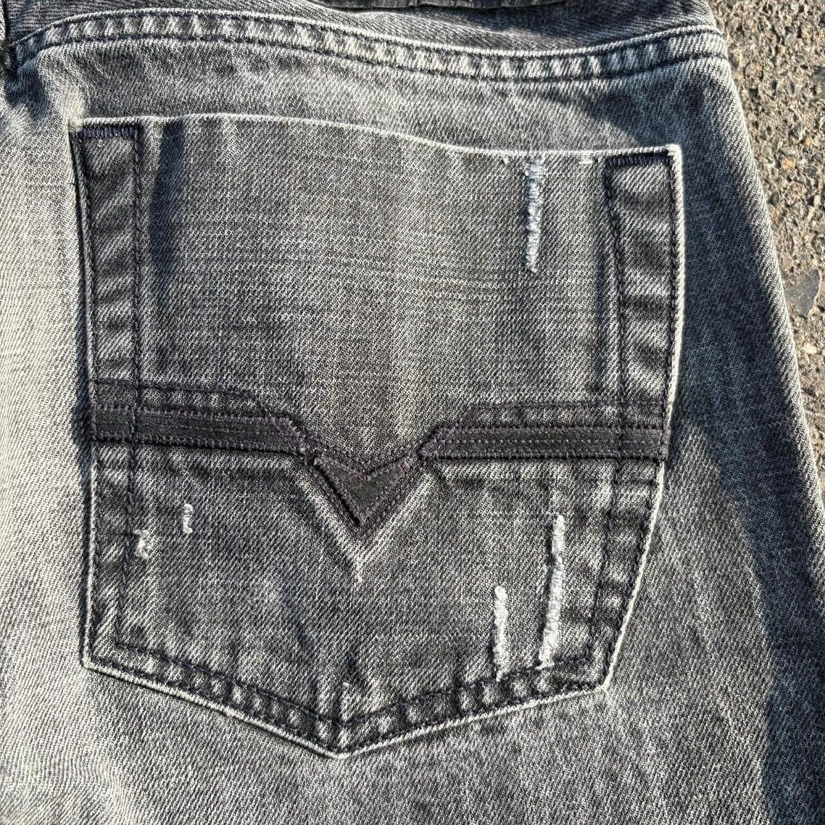 Diesel ❌SOLD❌Diesel Grey Distressed Denim Shorts Made in Italy Size US 30 / EU 46 - 16 Thumbnail