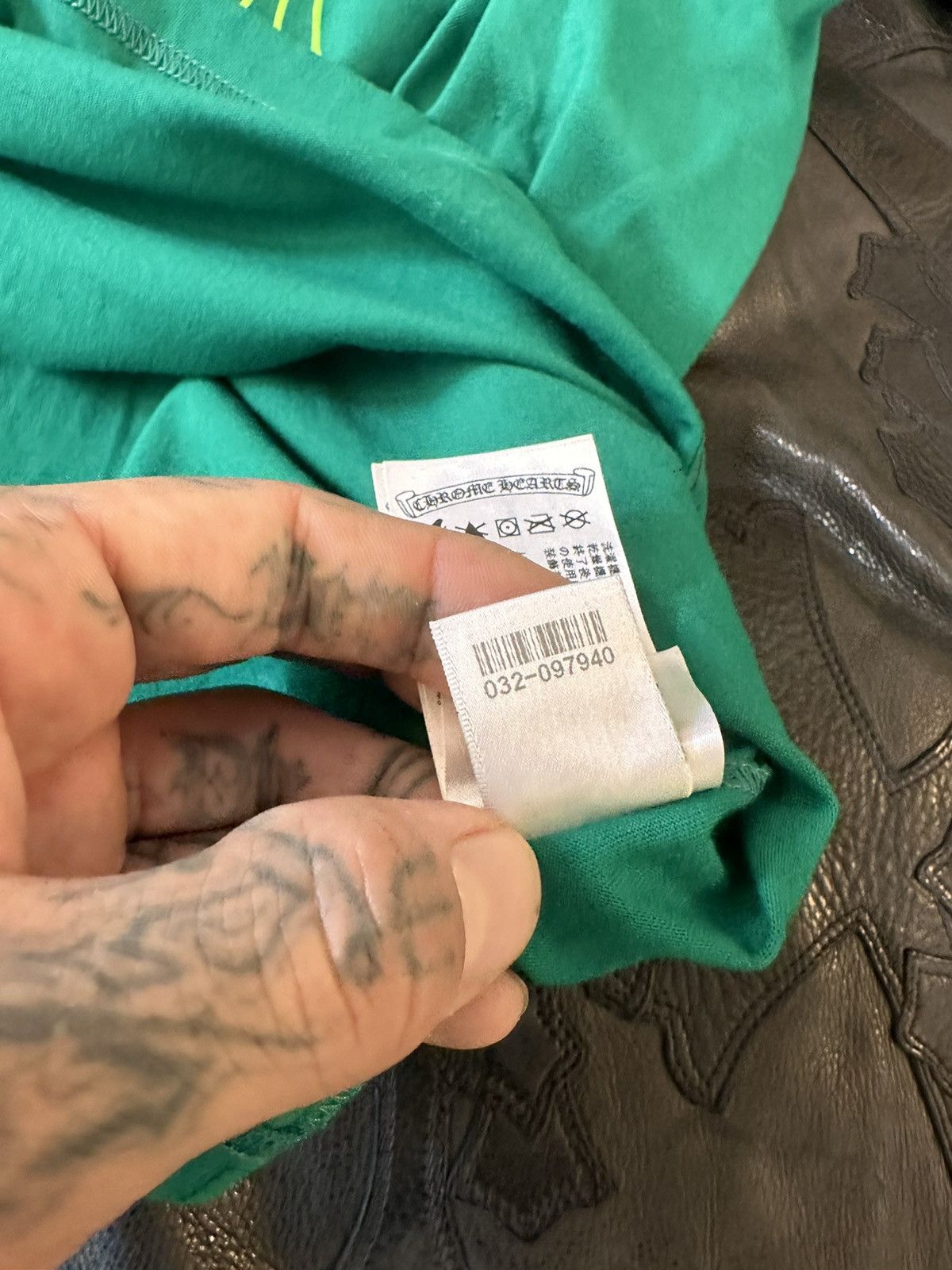 4GSELLER × Chrome Hearts CHROME HEARTS x 4GSELLER GFYS FUCK YOURSELF CROSS SHIRT Size US XL / EU 56 / 4 - 12 Thumbnail