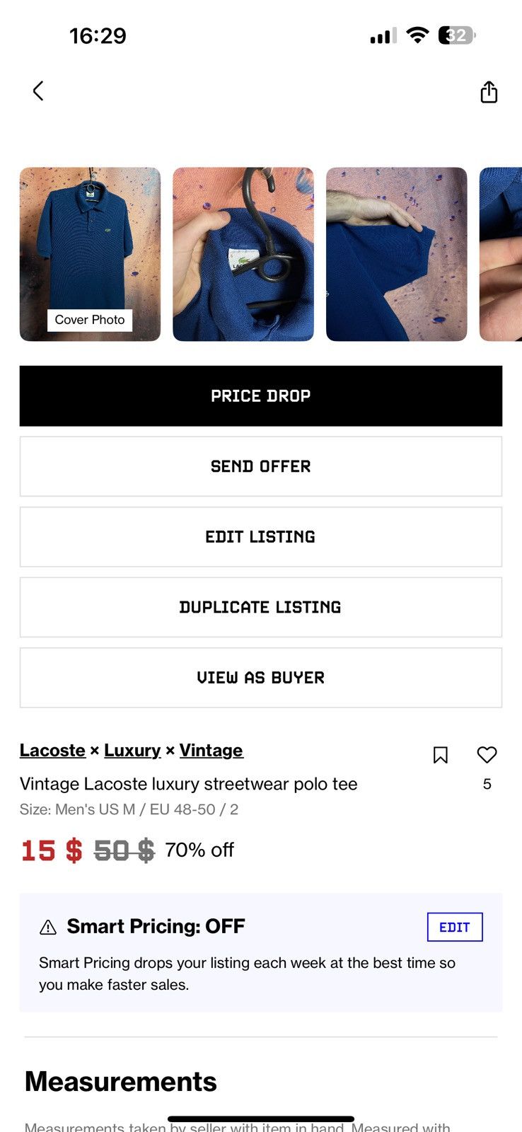 Lacoste × Vintage Vintage Lacoste polo tee + Lacoste polo bundle Size US M / EU 48-50 / 2 - 6 Thumbnail