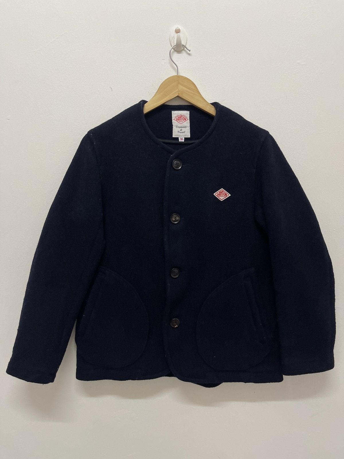 Danton Vintage DANTON Wool Jacket Size M / US 6-8 / IT 42-44 - 4 Thumbnail