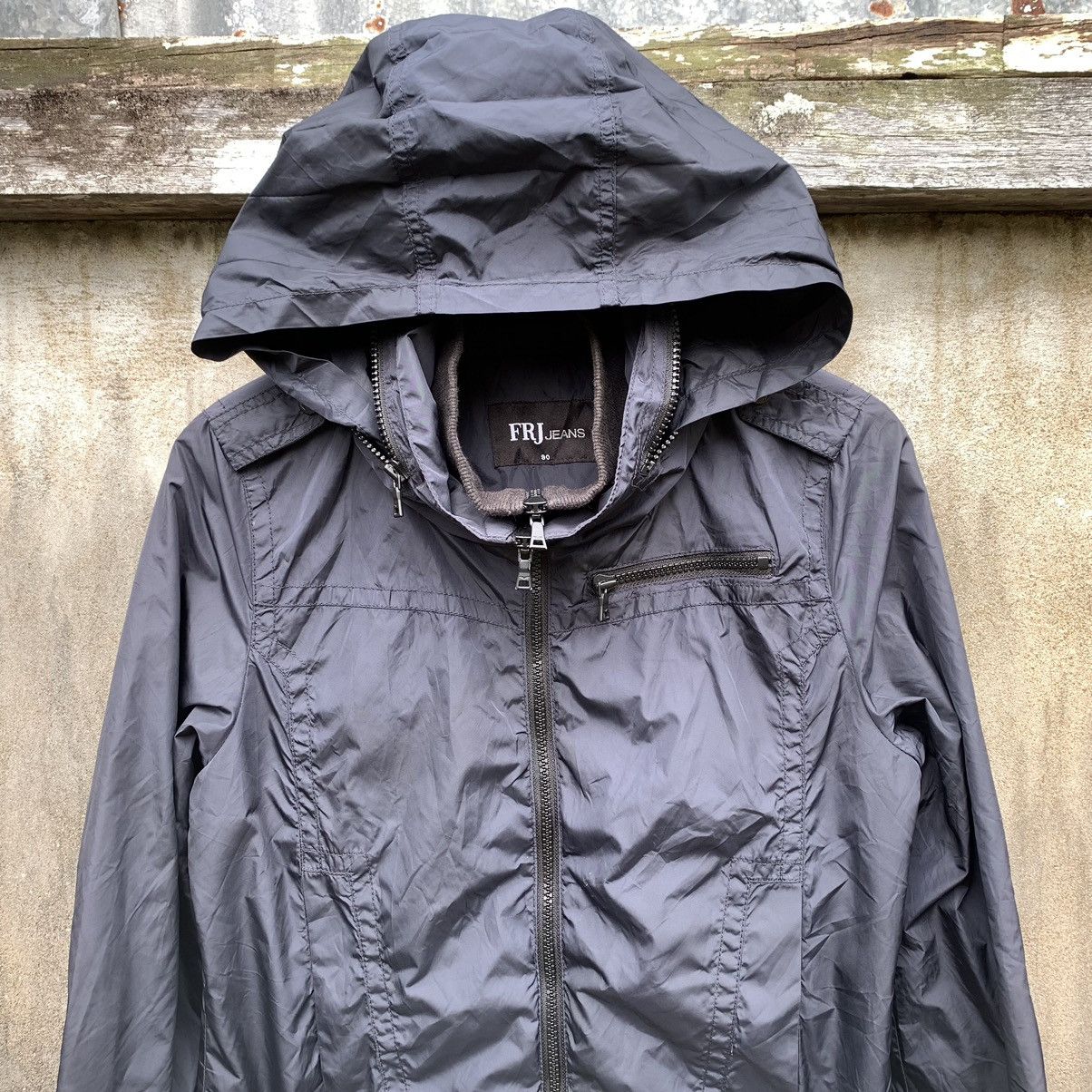 Japanese Brand JAPANESE HOODED ZIP-UP FRJJEANS WINDBREAKER JACKET LGB STYLE Size US S / EU 44-46 / 1 - 3 Thumbnail