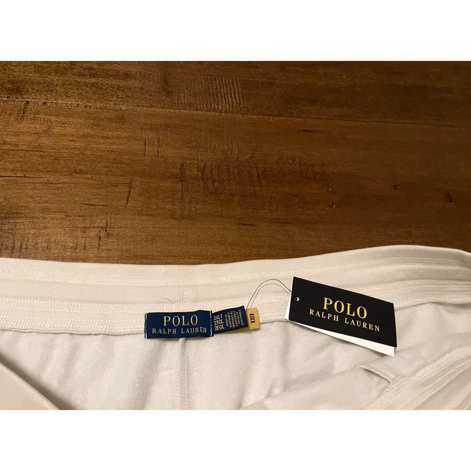 Polo Ralph Lauren Polo Ralph Lauren Sweat Short Men's Big/Tall 3XLT Beige Big Pony Logo New Size US XXL / EU 58 / 5 - 3 Thumbnail