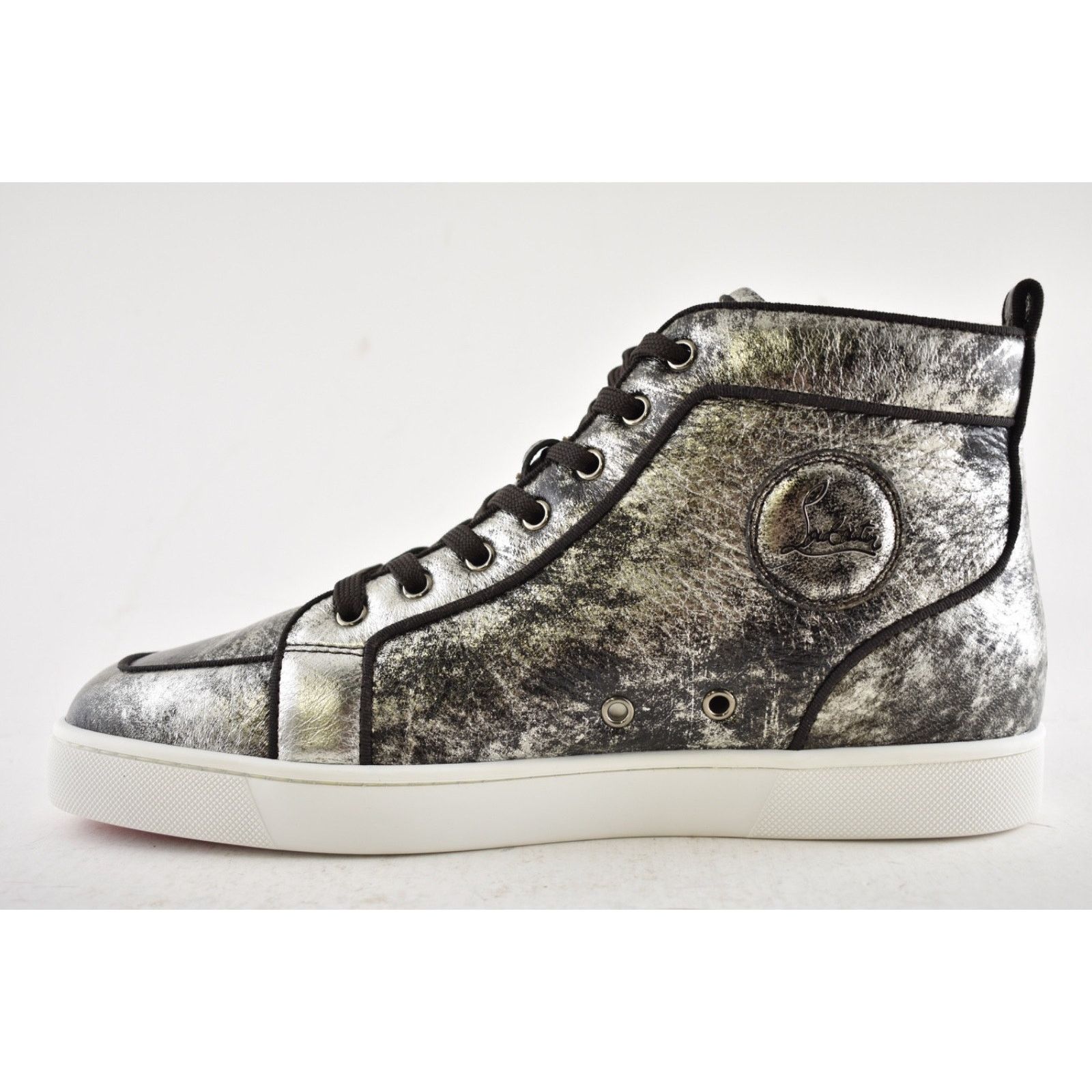 Christian Louboutin Christian Louboutin Mens Rantus Orlato Flat Silver Brown Size US 11 / EU 44 - 8 Thumbnail