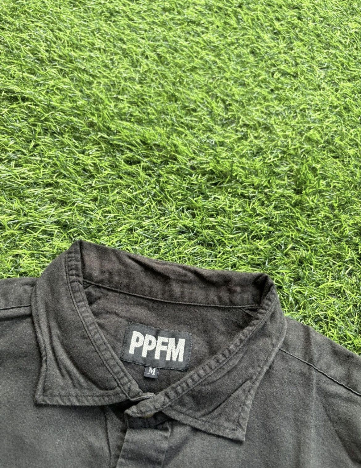 PPFM POFM Grey Button up Shirt Size US M / EU 48-50 / 2 - 8 Thumbnail