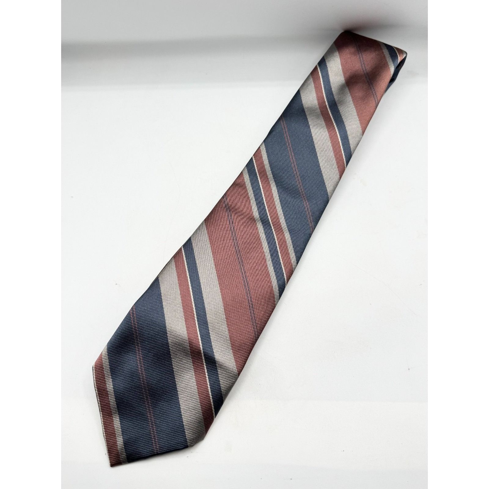 Chaps Vintage Chaps Ralph Lauren Stripe Silk Tie necktie Size ONE SIZE - 1 Thumbnail