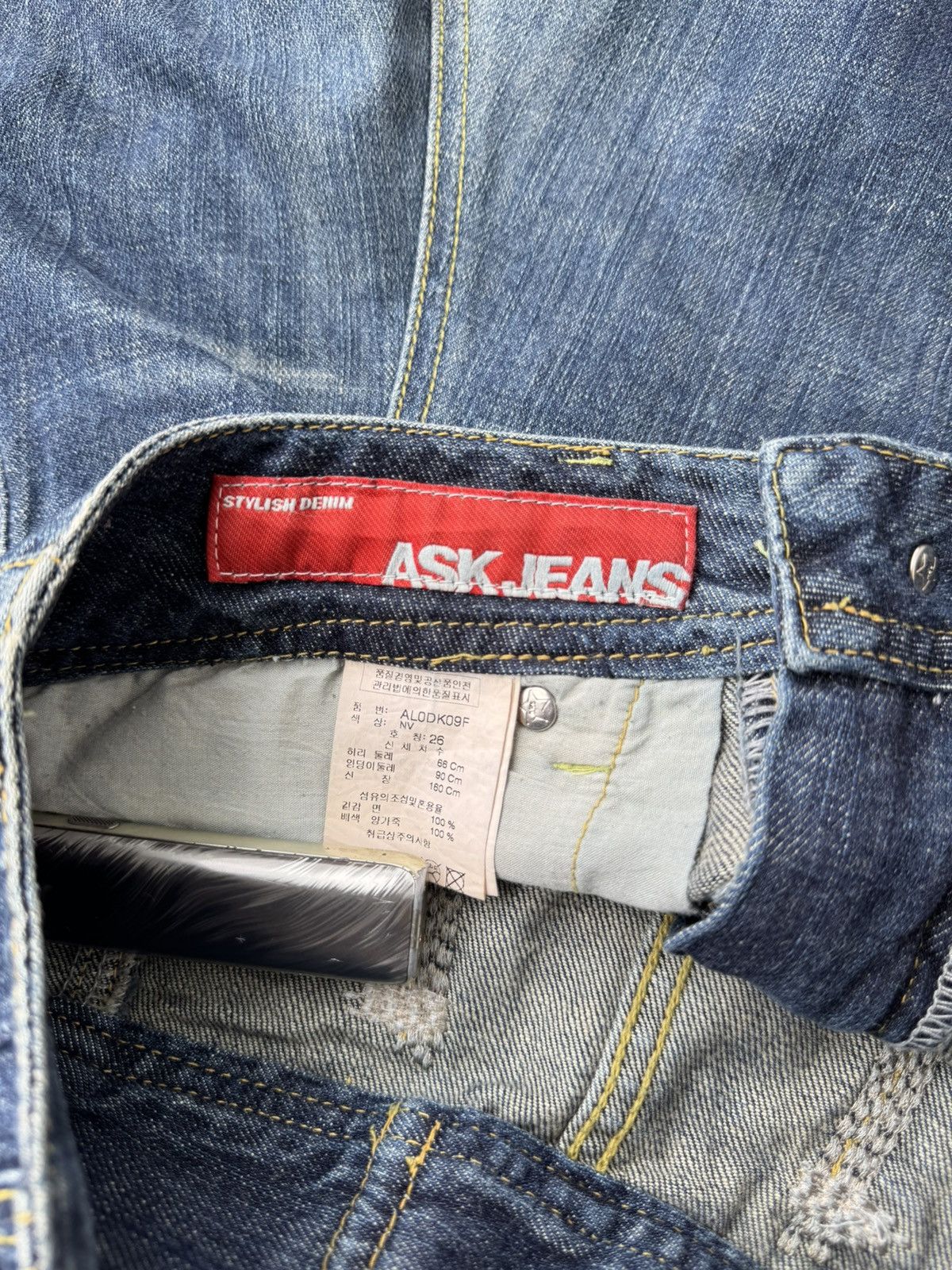 If Six Was Nine Vintage ASK skirt SIZE 27 Asymmetrical Designer Denim Size 30" / US 8 / IT 44 - 5 Thumbnail