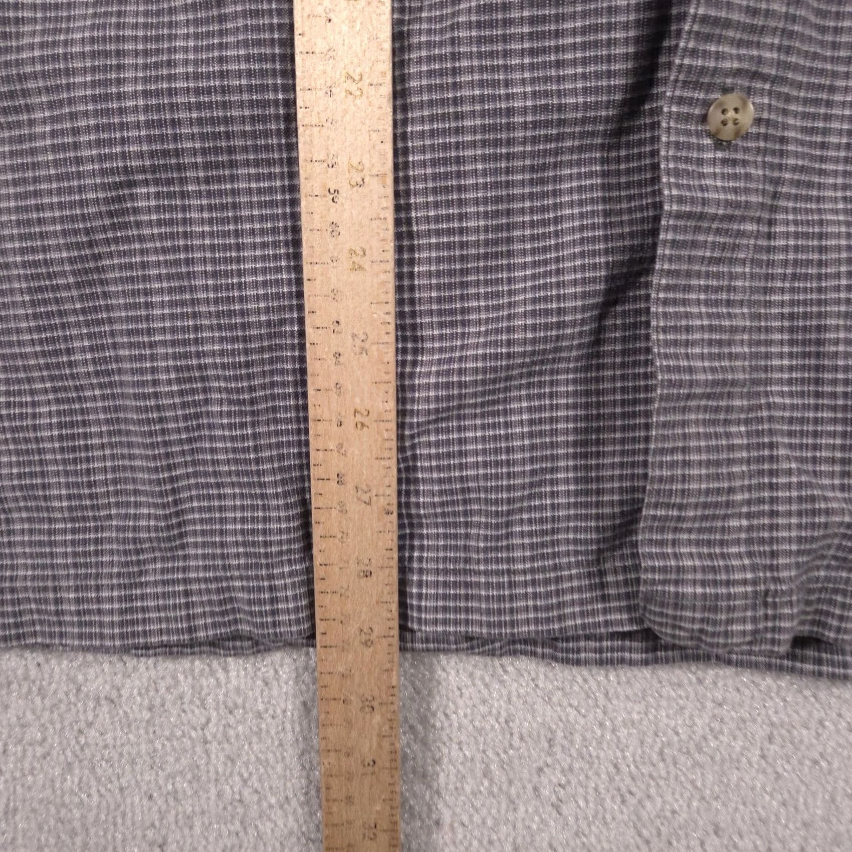 Vintage VINTAGE NorthCrest Shirt Mens L Gray Check Button Front Short Sleeve Casual Size US L / EU 52-54 / 3 - 7 Thumbnail