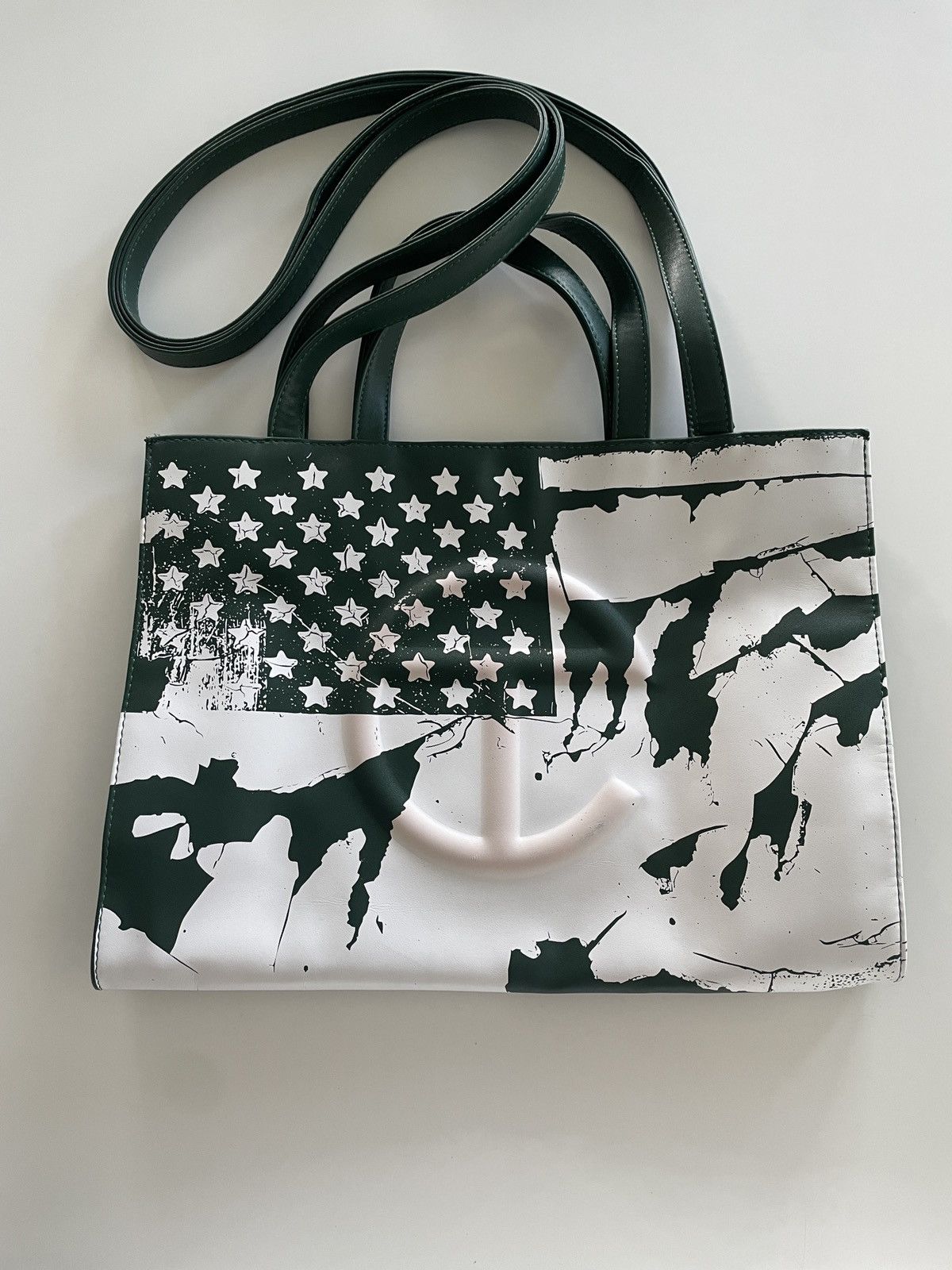 Telfar flag bag sale