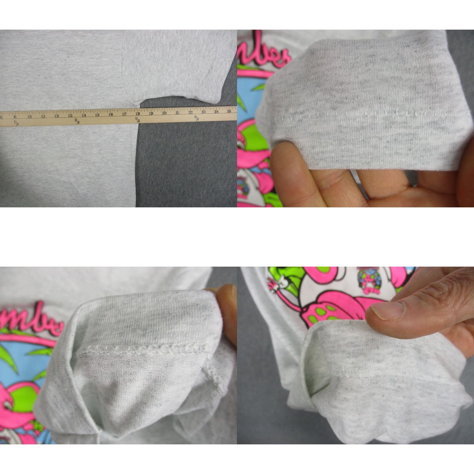 Vintage VINTAGE Screen Stars Best Shirt Mens Medium Gray Pink Elephant Single Stitch 80s Size US M / EU 48-50 / 2 - 8 Thumbnail
