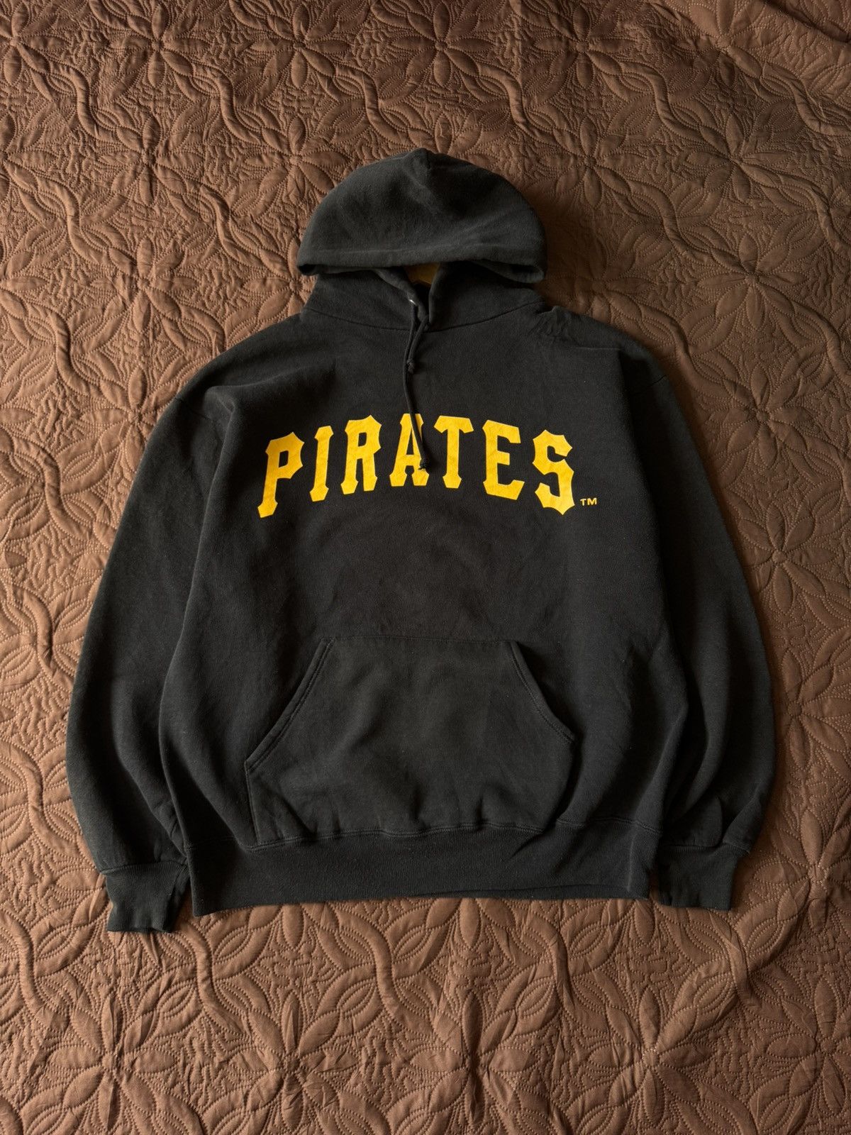 MLB VINTAGE 90s MLB PITTSBURGHT PIRATE PULLOVER HOODIE Size US L / EU 52-54 / 3 - 1 Thumbnail
