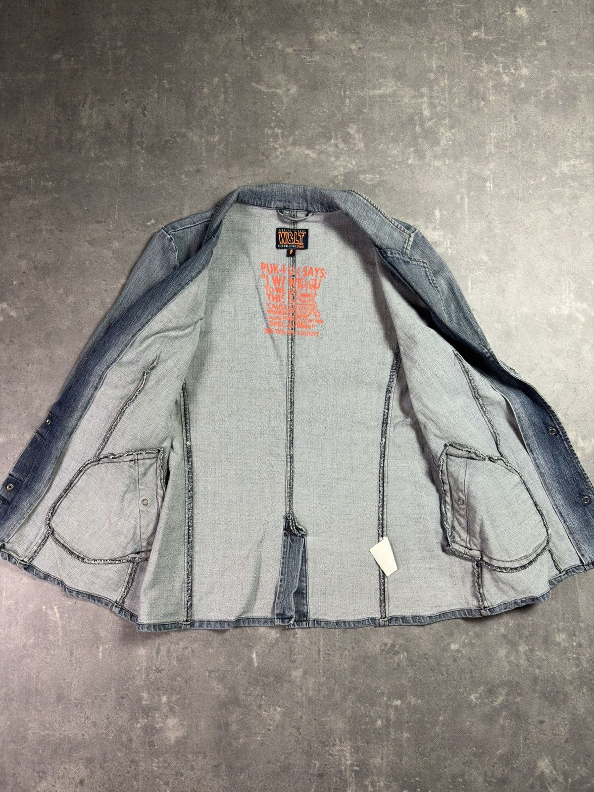 Walter Van Beirendonck W&LT Walter Van Beirendonck Deconstructed Jeans Blazer S M Size US M / EU 48-50 / 2 - 12 Thumbnail
