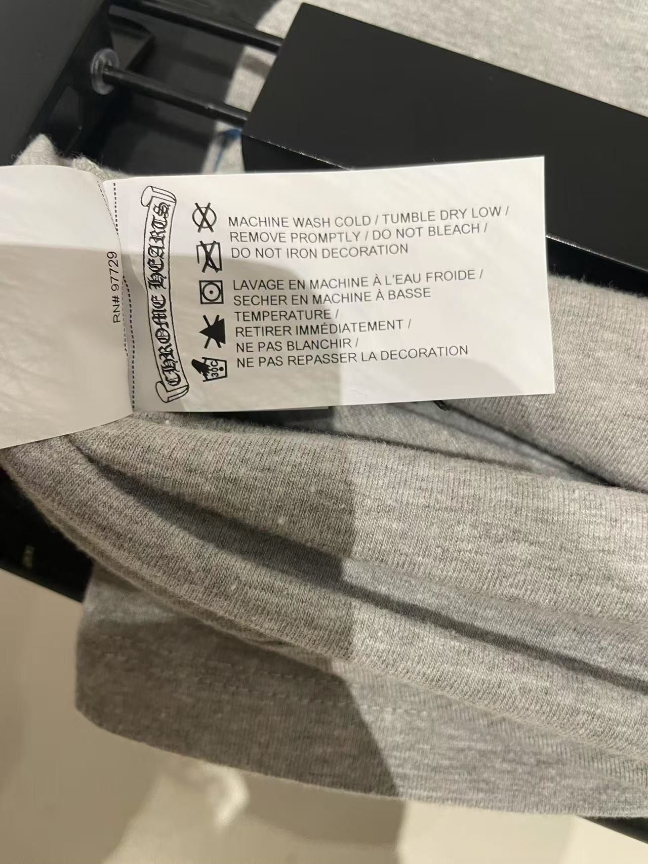 Chrome Hearts Chrome Hearts Triple Cross Women Grey Pants Size 26" / US 2 / IT 38 - 7 Thumbnail