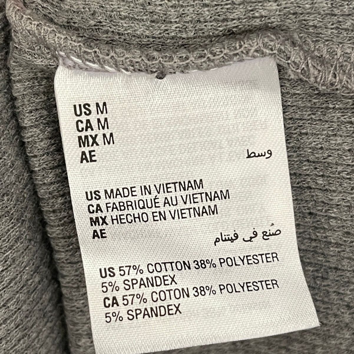 Alfani Alfani Knit Textured Crew Neck Long Sleeve Shirt Oxf Heather Size US M / EU 48-50 / 2 - 6 Thumbnail