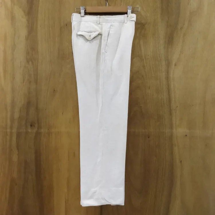 Japanese Brand ST.MARTINE DE JAZZ WHITE YELLOW CHINO PANTS Size US 26 / EU 42 - 10 Thumbnail