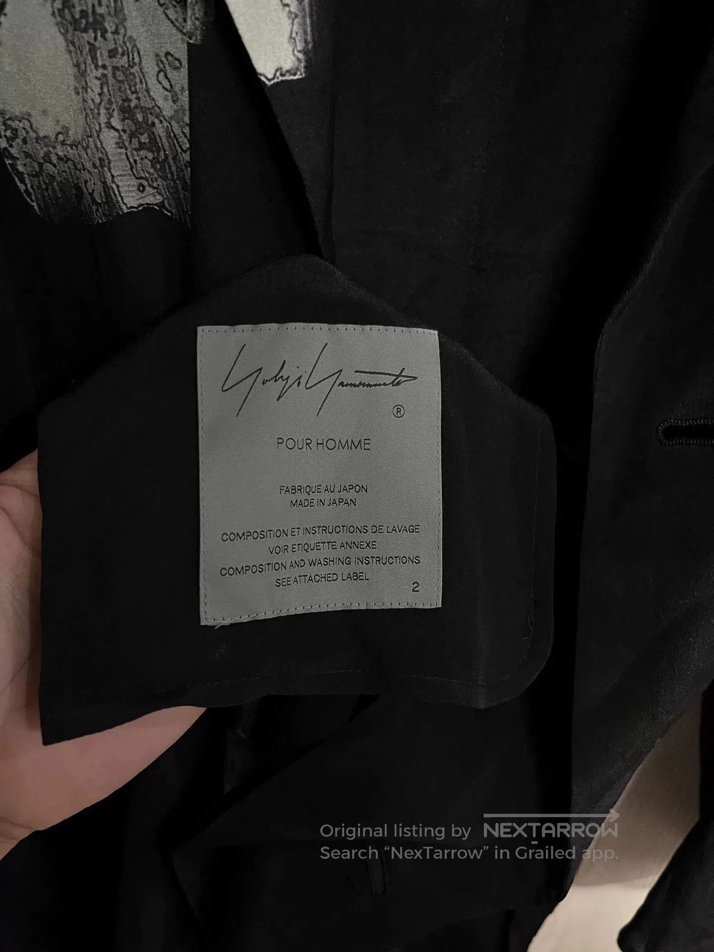 Yohji Yamamoto Yohji Yamamoto Silk Printed Jacket. Size M / US 6-8 / IT 42-44 - 7 Thumbnail