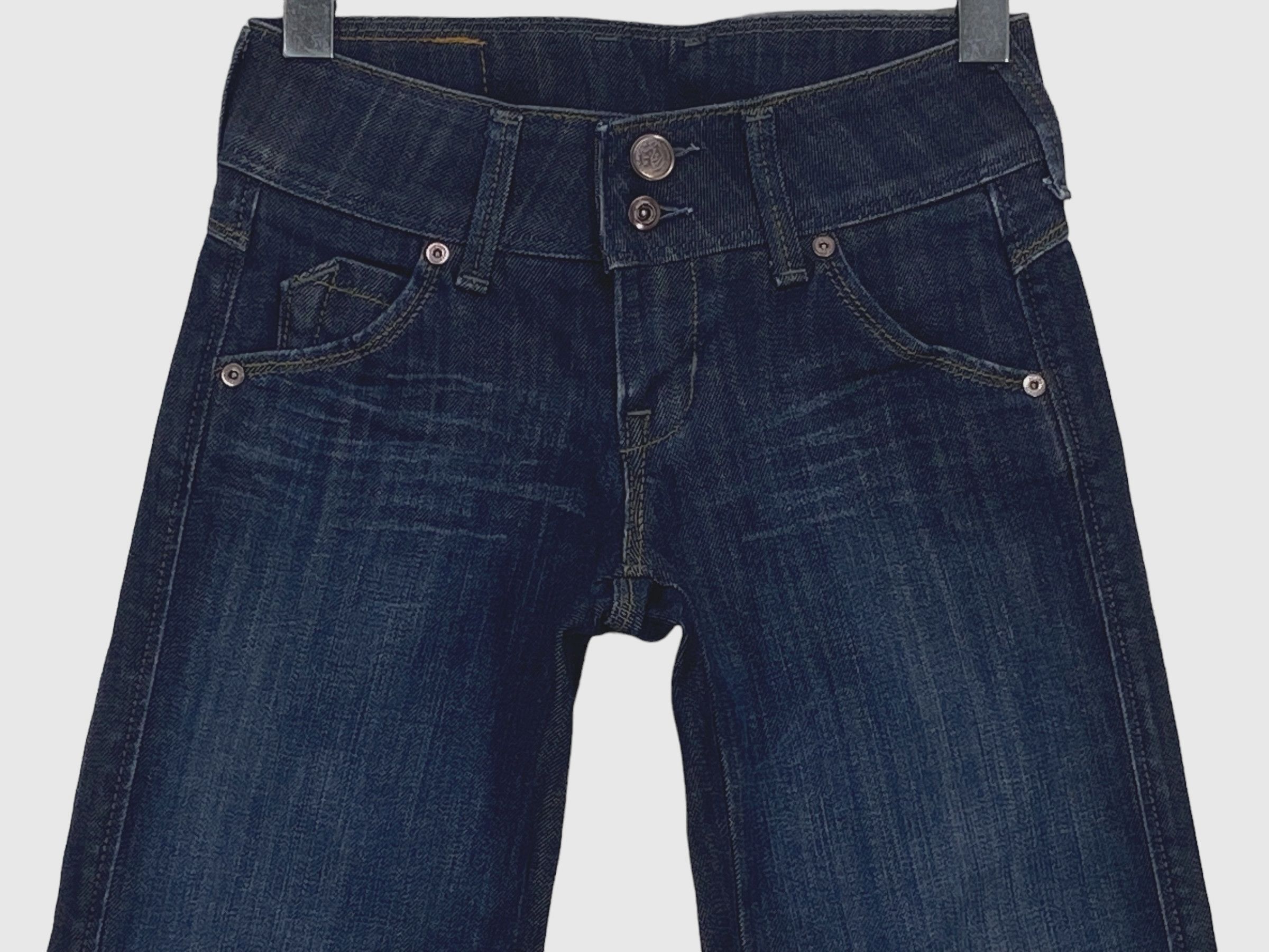 Japanese Brand Brappers Flare Denim Jeans Distressed Bootcut Jeans Size 26" / US 2 / IT 38 - 3 Thumbnail