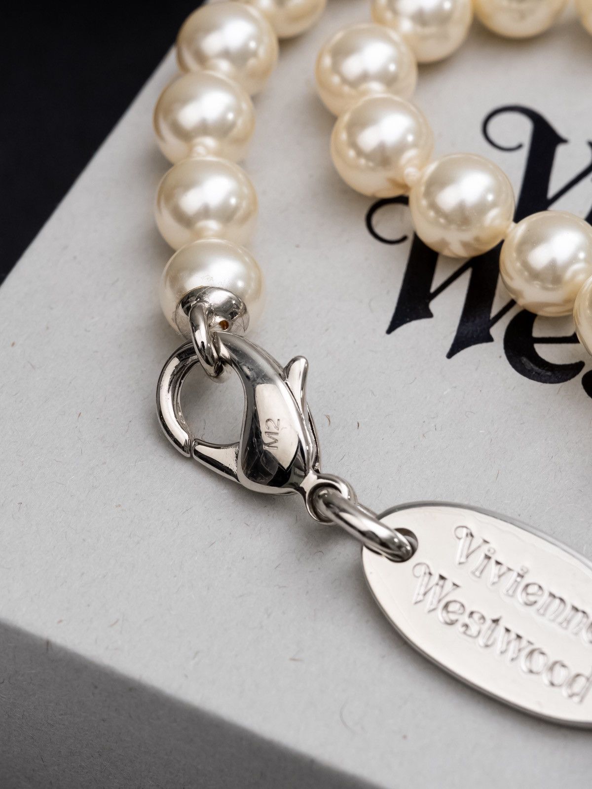 Vivienne Westwood Vivienne Westwood MAN Stuart Faux Pearl Necklace Size ONE SIZE - 5 Thumbnail