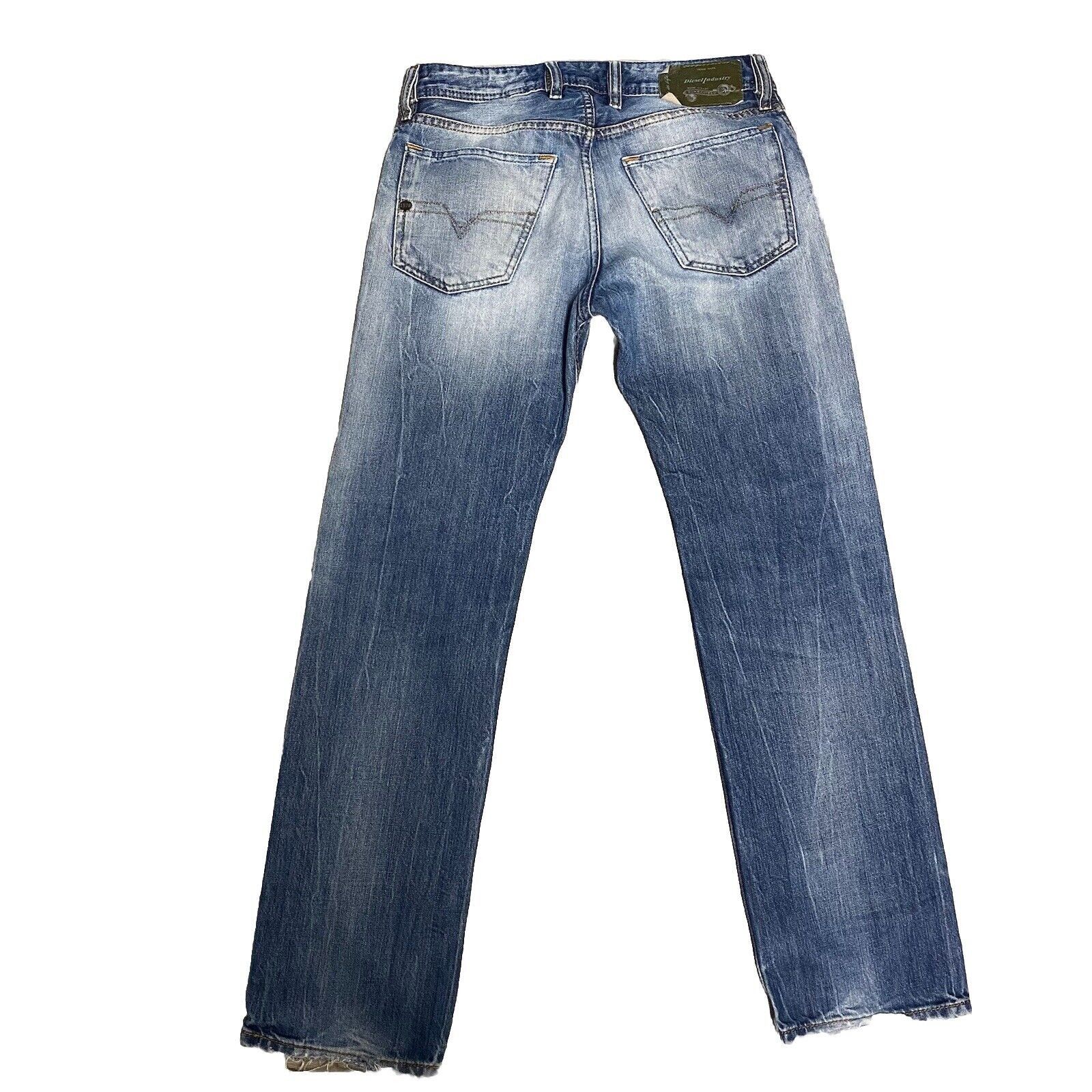 Men’s Diesel Waykee outlet Regular Straight Dark Blue Jeans 28 x 30 in!