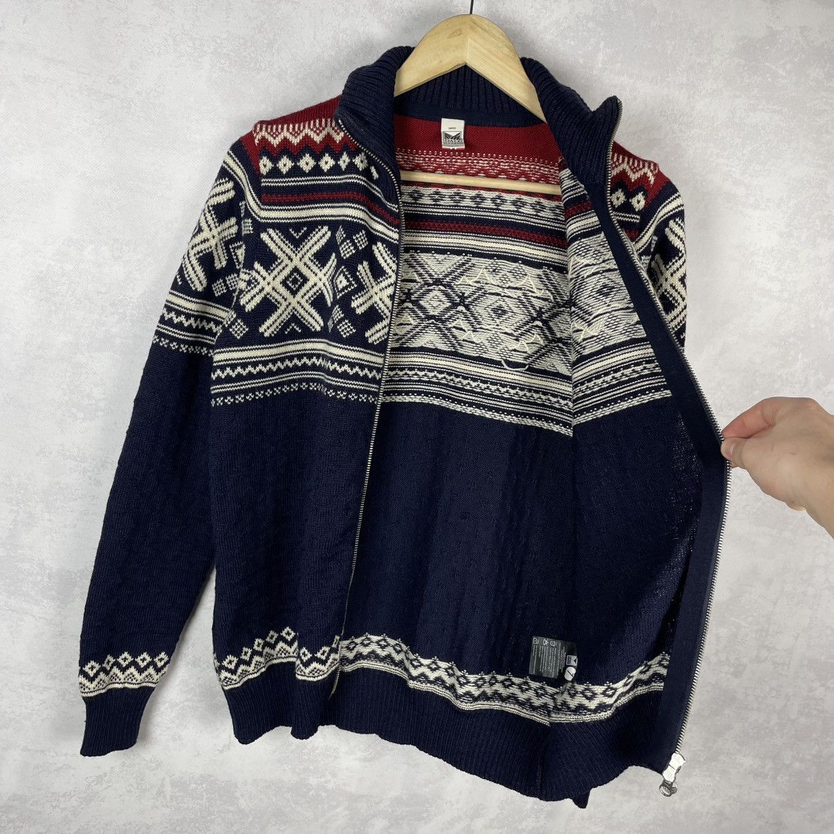 Dale Of Norway Dale Of Norway Women’s Full Zip Wool Sweater Size L Size L / US 10 / IT 46 - 9 Thumbnail