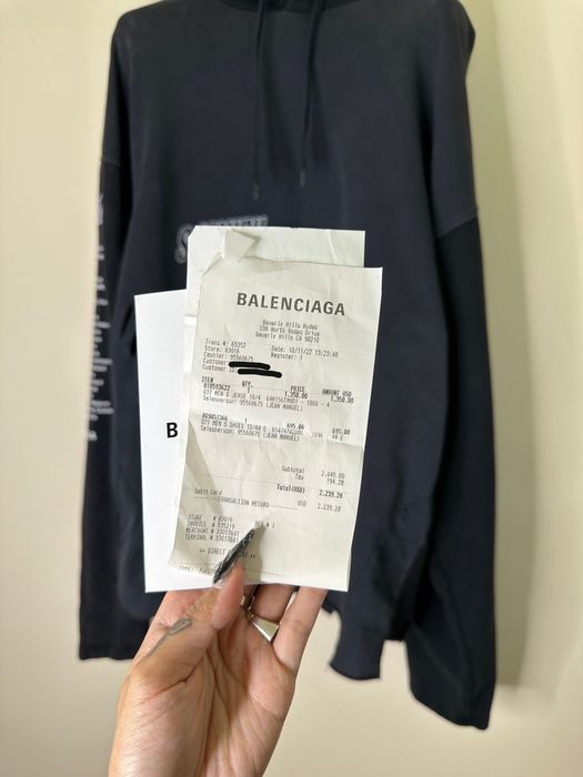 It costs $0.00 to be a nice cheap person balenciaga hoodie