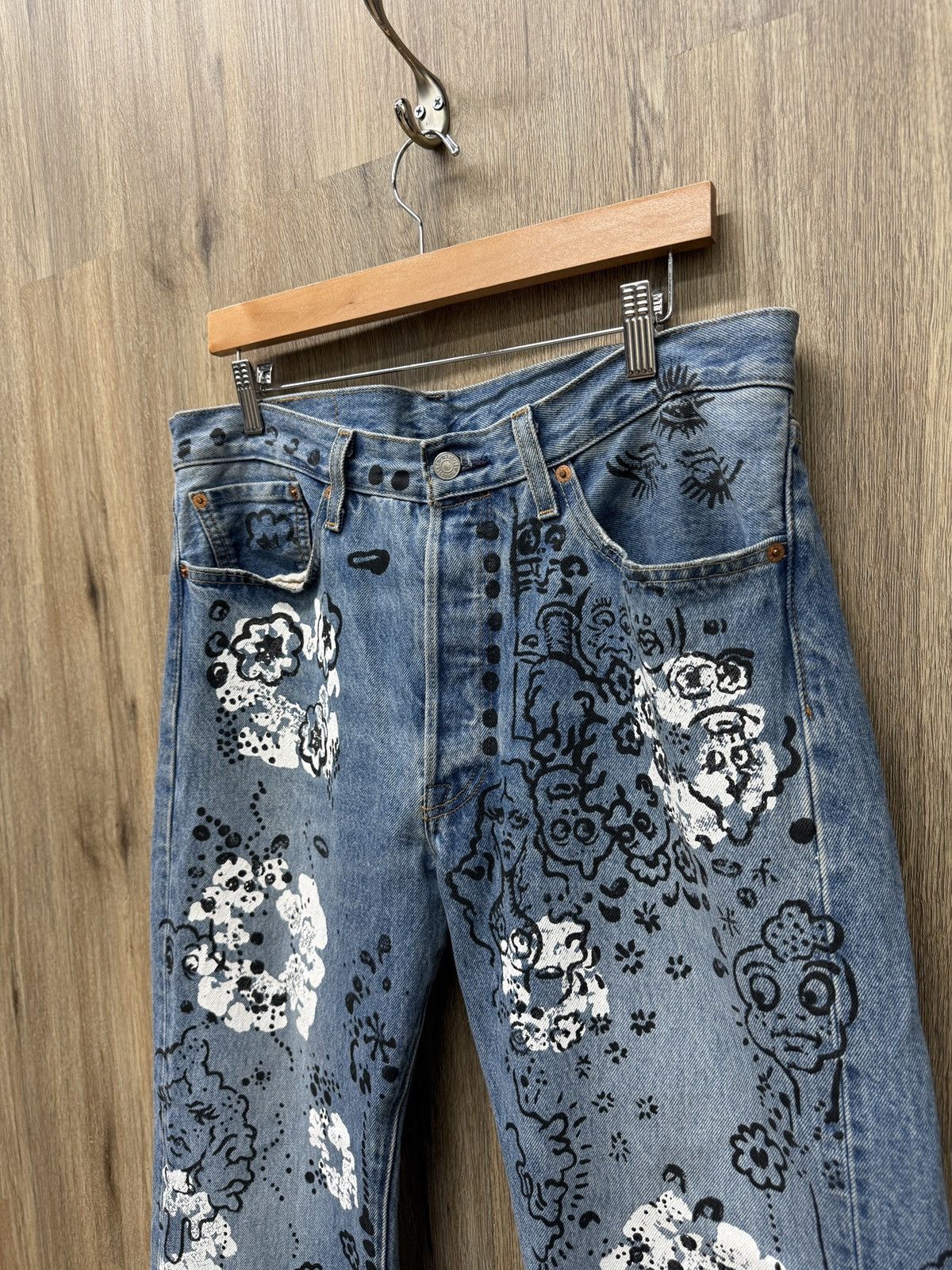 DENIM TEARS Denin Tears Iraq Colab Jeans Size US 33 - 4 Thumbnail